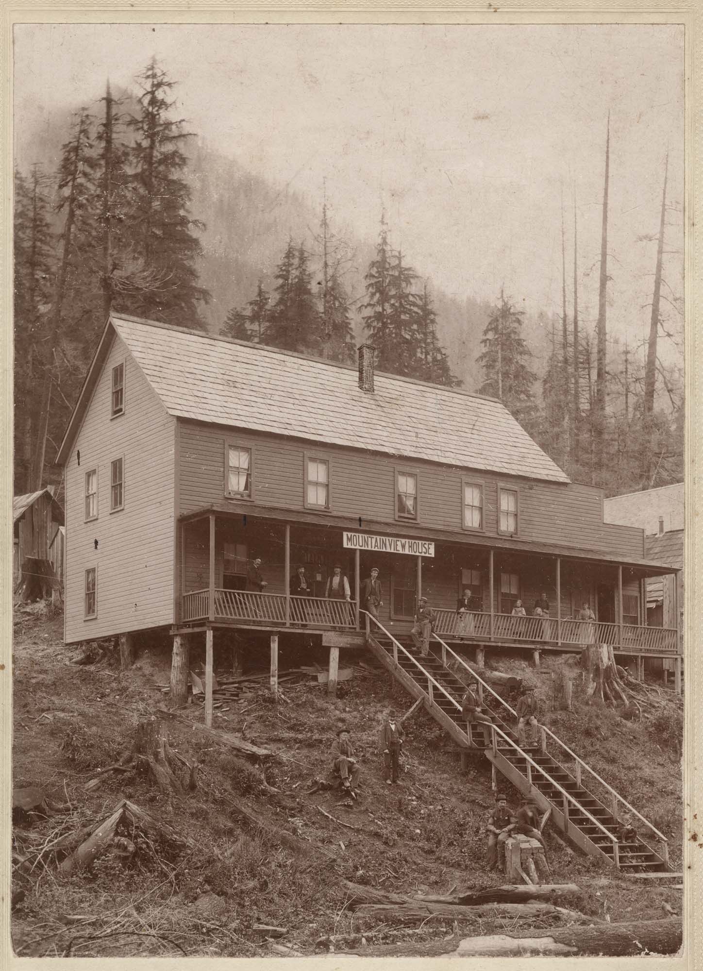 Image of Mountain View House, Silverton, Washington, circa 1895