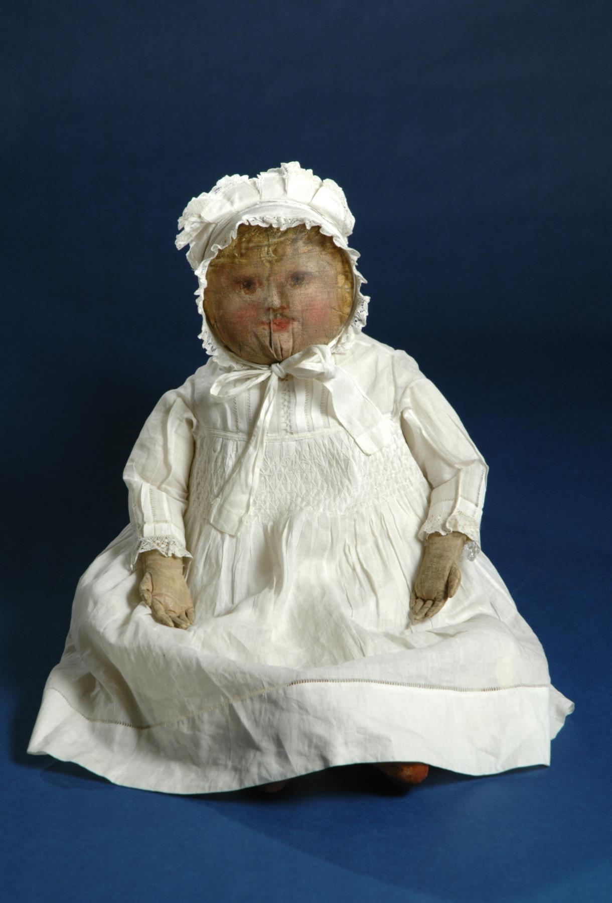 Image of Doll made and painted by Harriet Foster Beecher, 1890