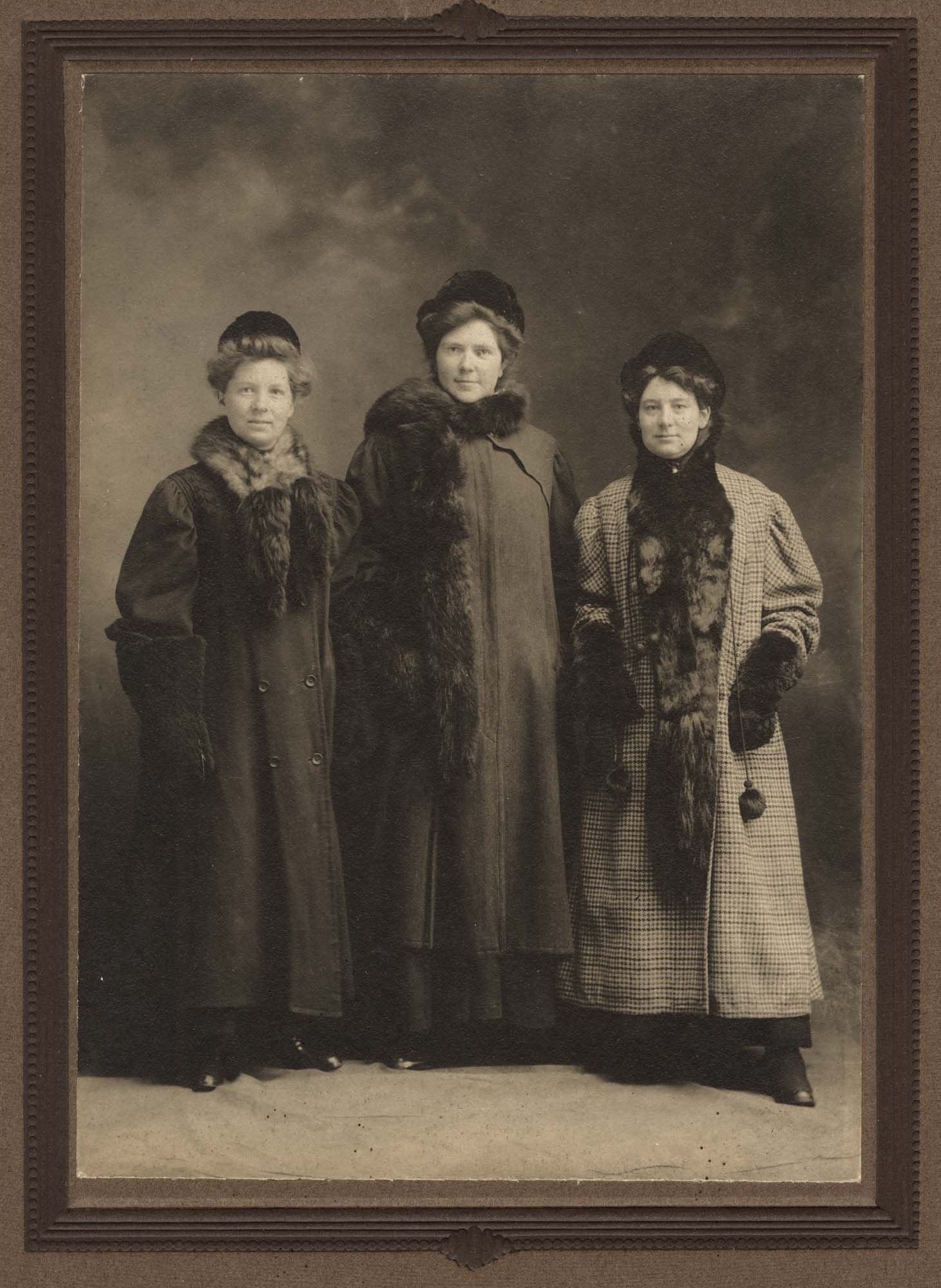 Image of Three women in Skagway, circa 1900