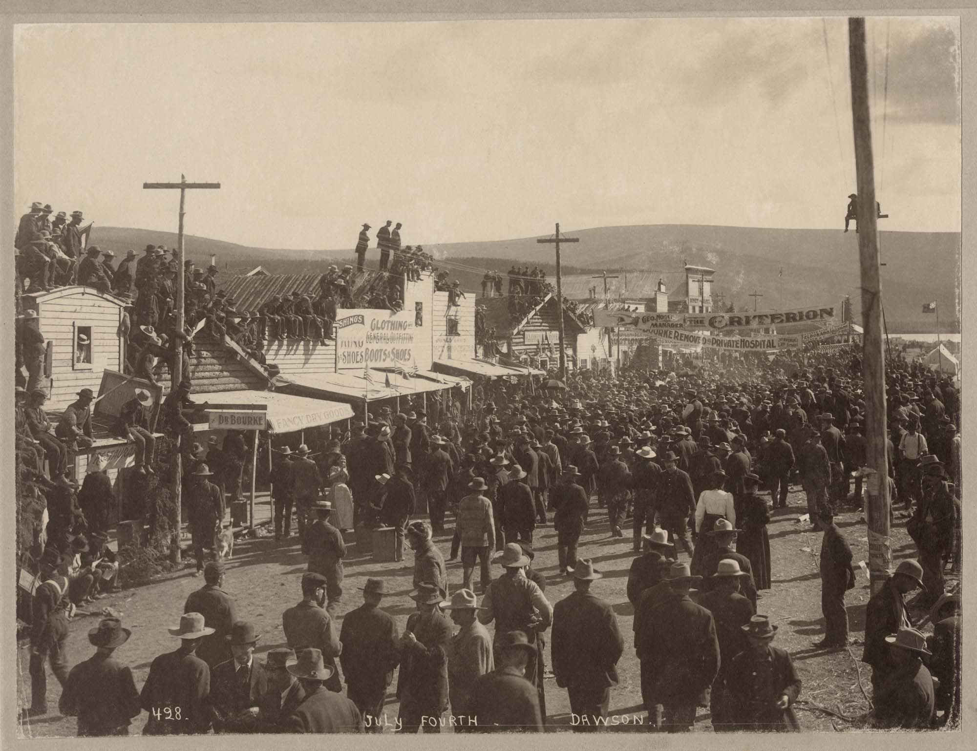 Image of July fourth, Dawson, Yukon Territory, July 4, 1899