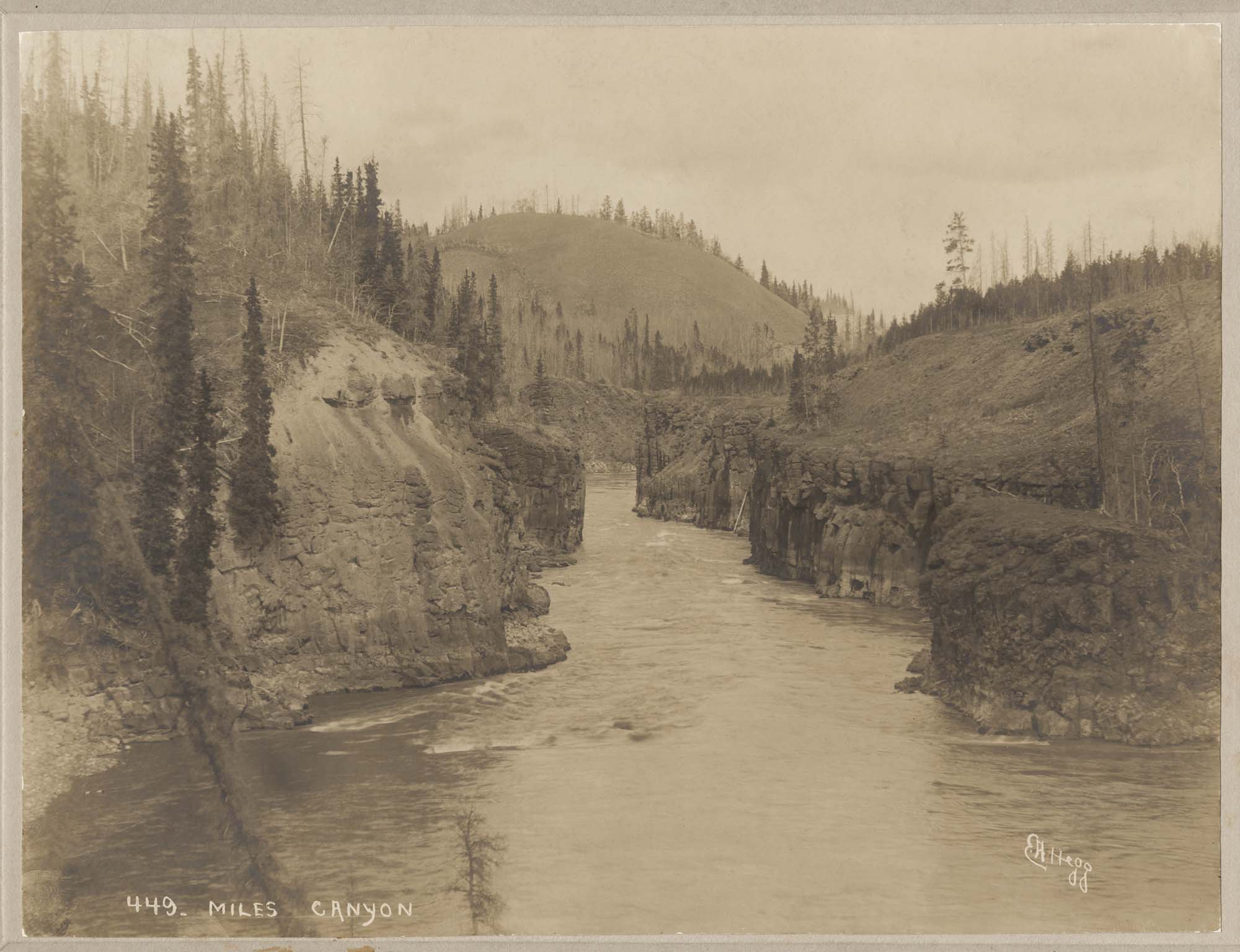 Image of Miles Canyon, circa 1898
