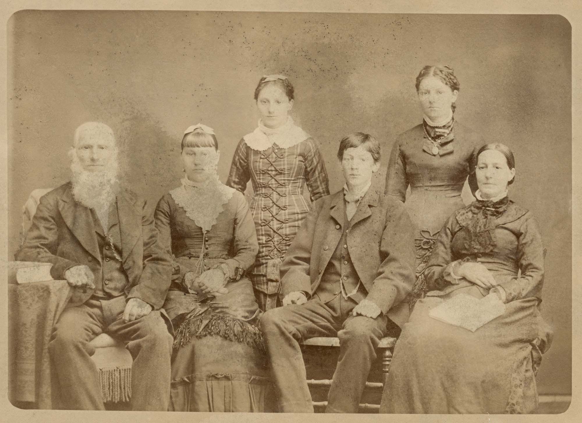 Image of Van Asselt family, circa 1885