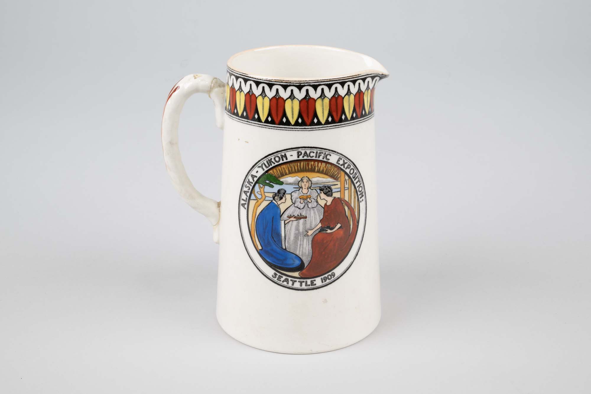 Image of Souvenir pitcher from the Alaska-Yukon-Pacific Exposition (AYPE), 1909