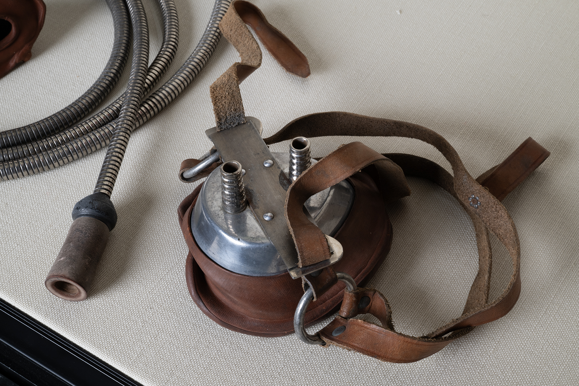Image of Stainless steel Lungmotor, used by the fire department, ca. 1915