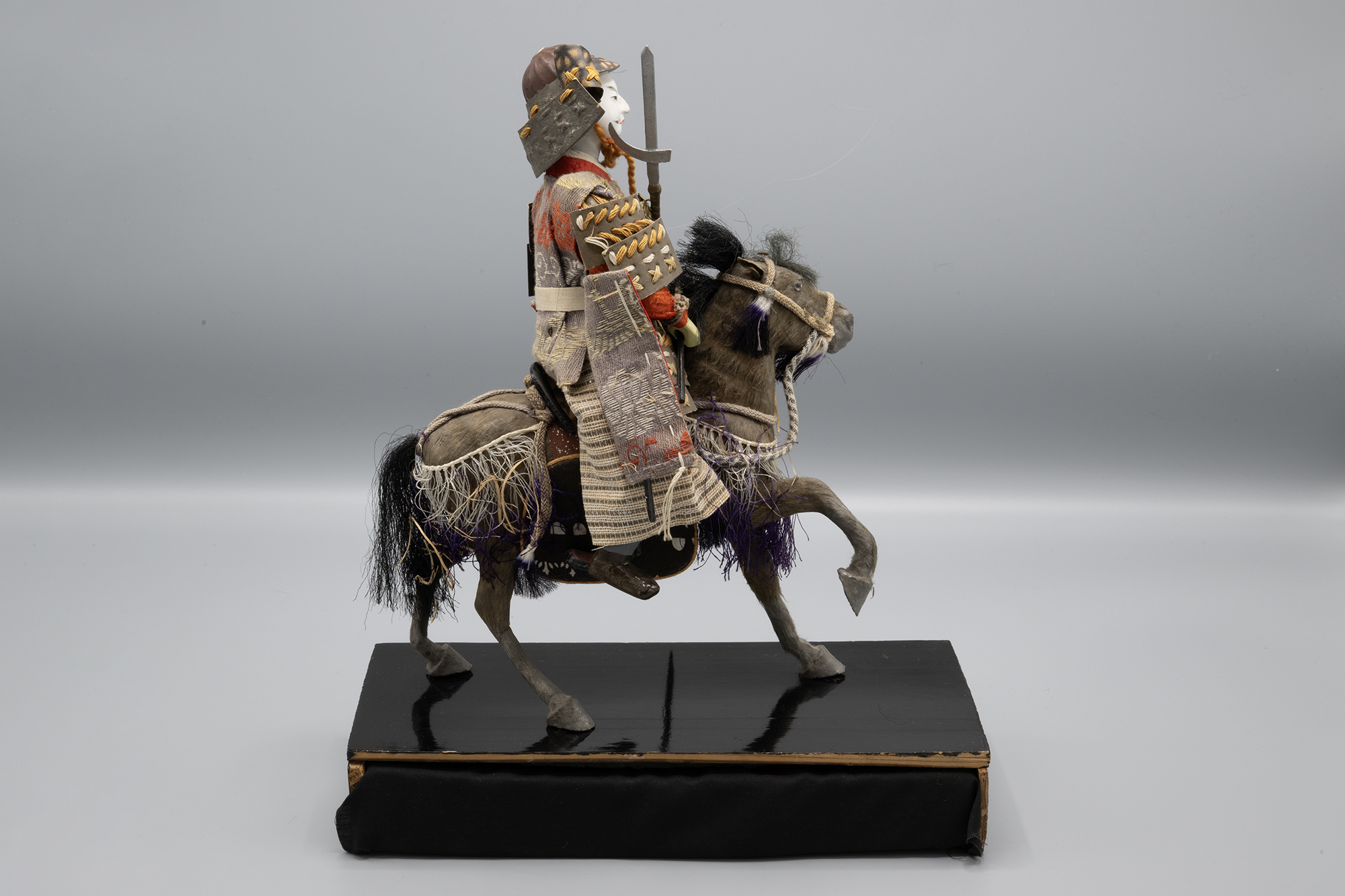 Image of Samurai doll on horseback from Boys’ Day, ca. 1930-1940