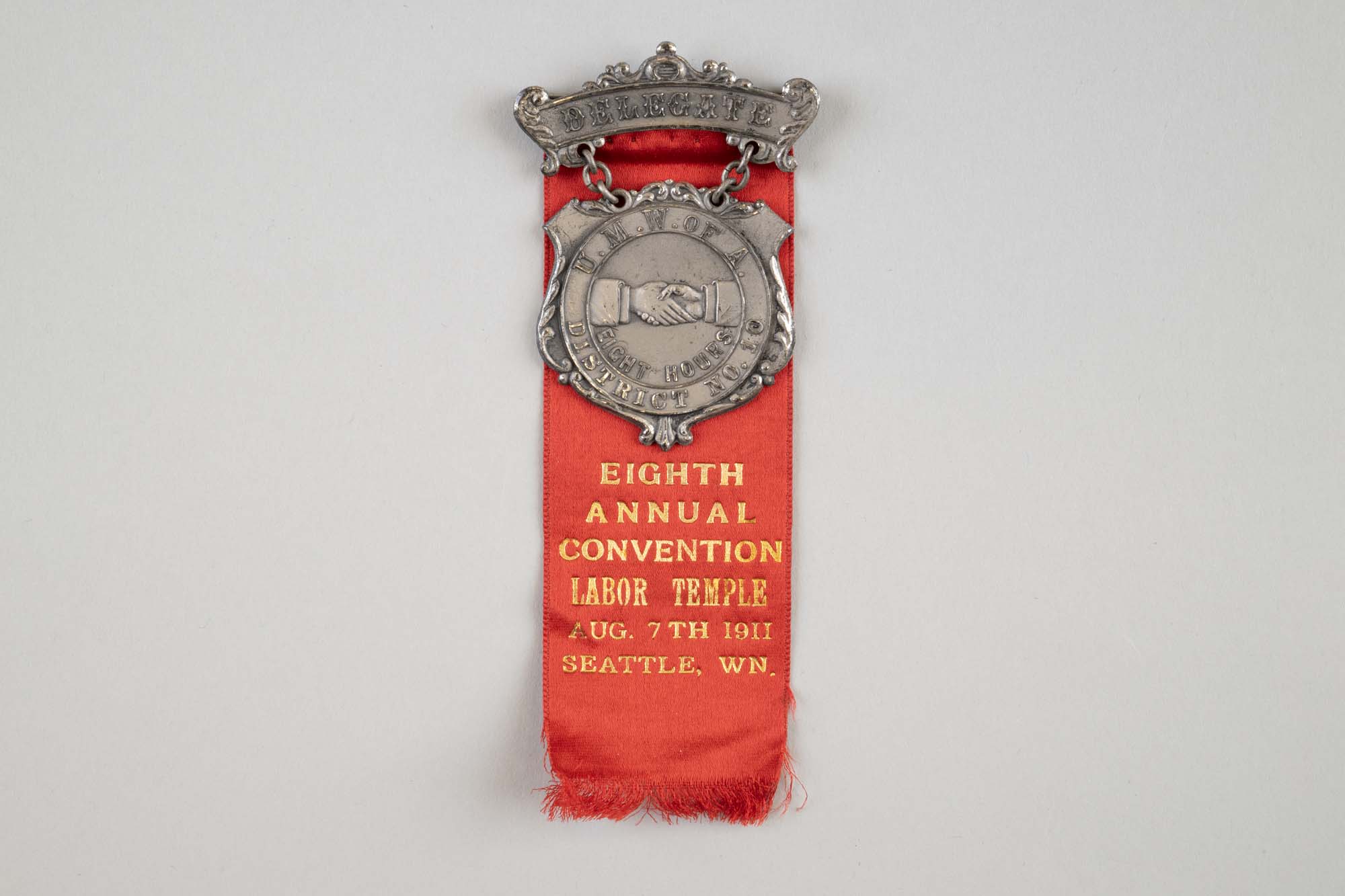 Image of Badge, United Mine Workers of America, 1911