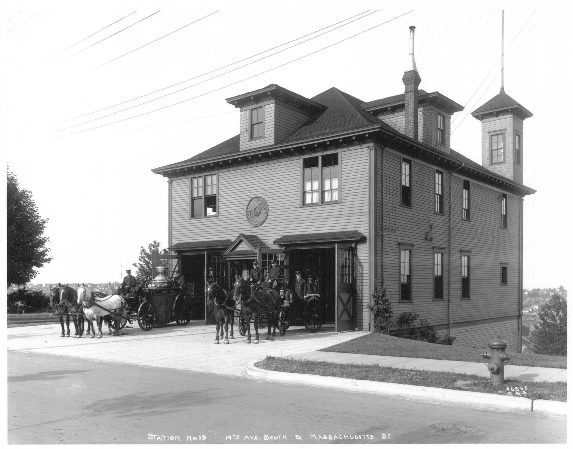 Image of Fire Station No. 13, Seattle, circa 1915