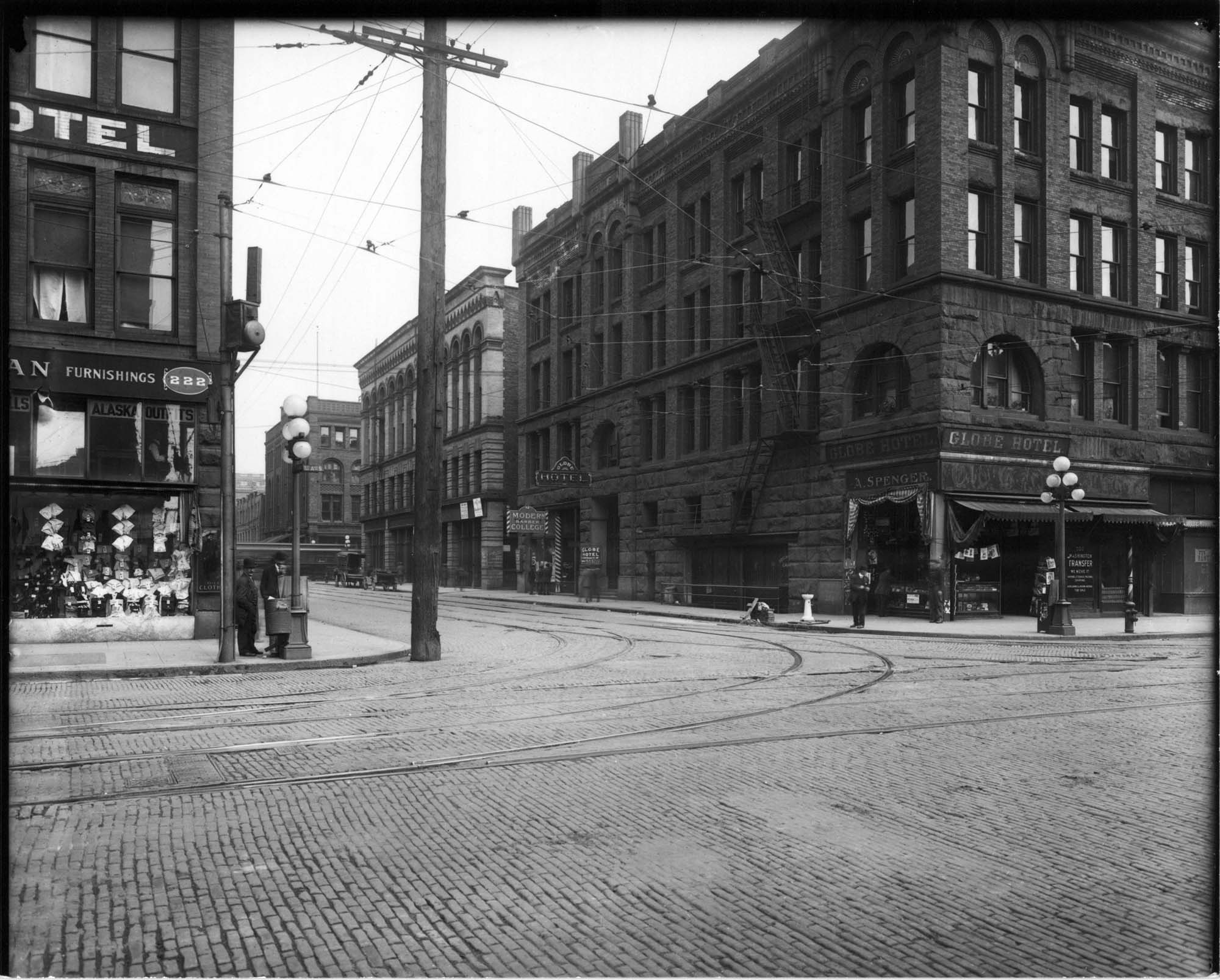 Image of First and Main, Seattle, 1916