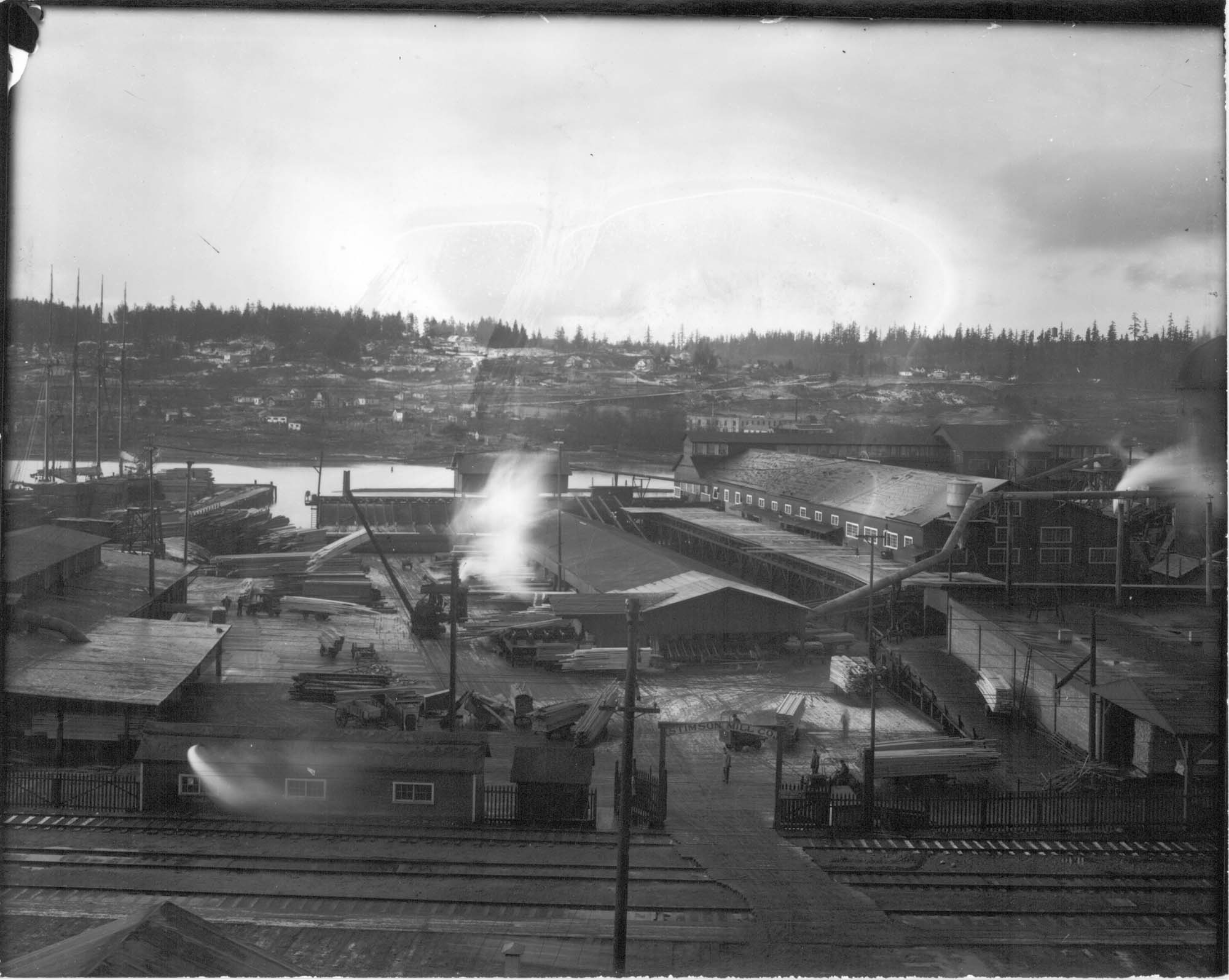 Image of Stimson Mill in Ballard, Seattle, circa 1916