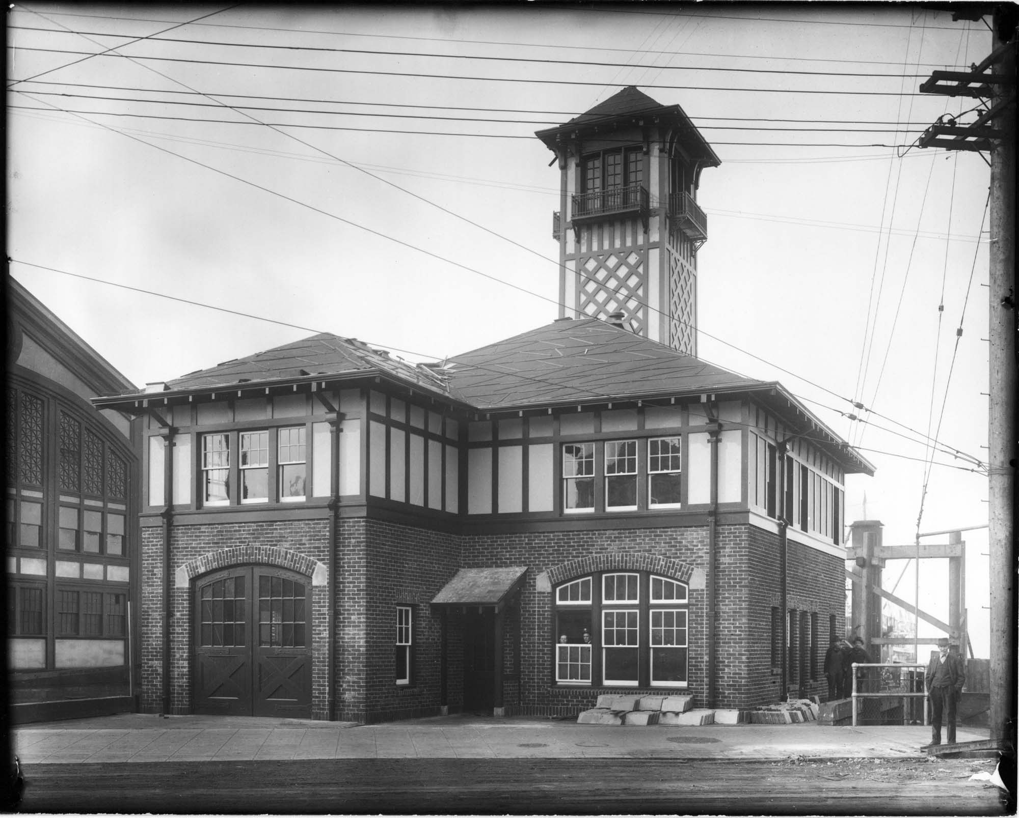 Image of Fire Station No. 5, Seattle, circa 1917