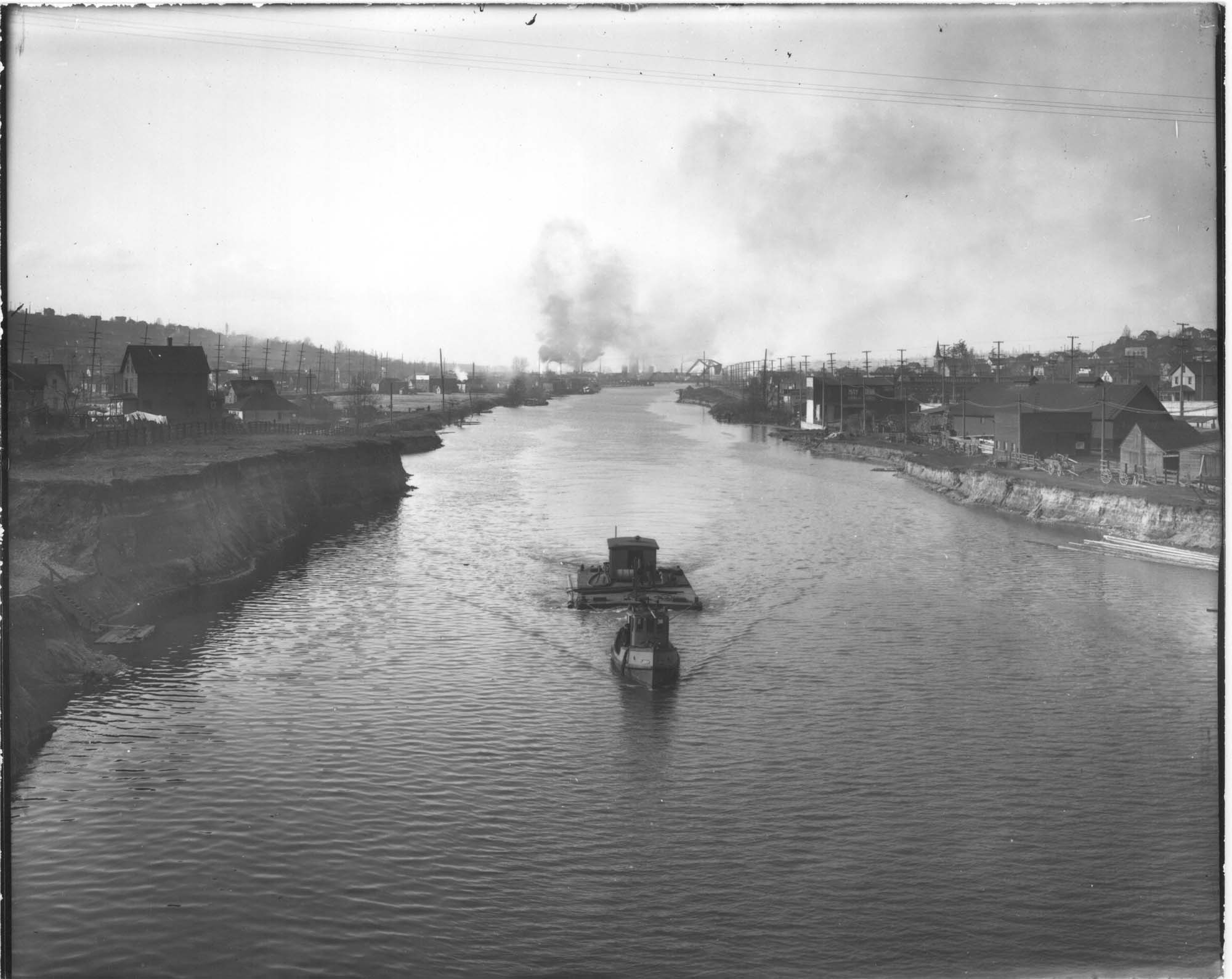 Image of Lake Washington Ship Canal, Seattle, 1917