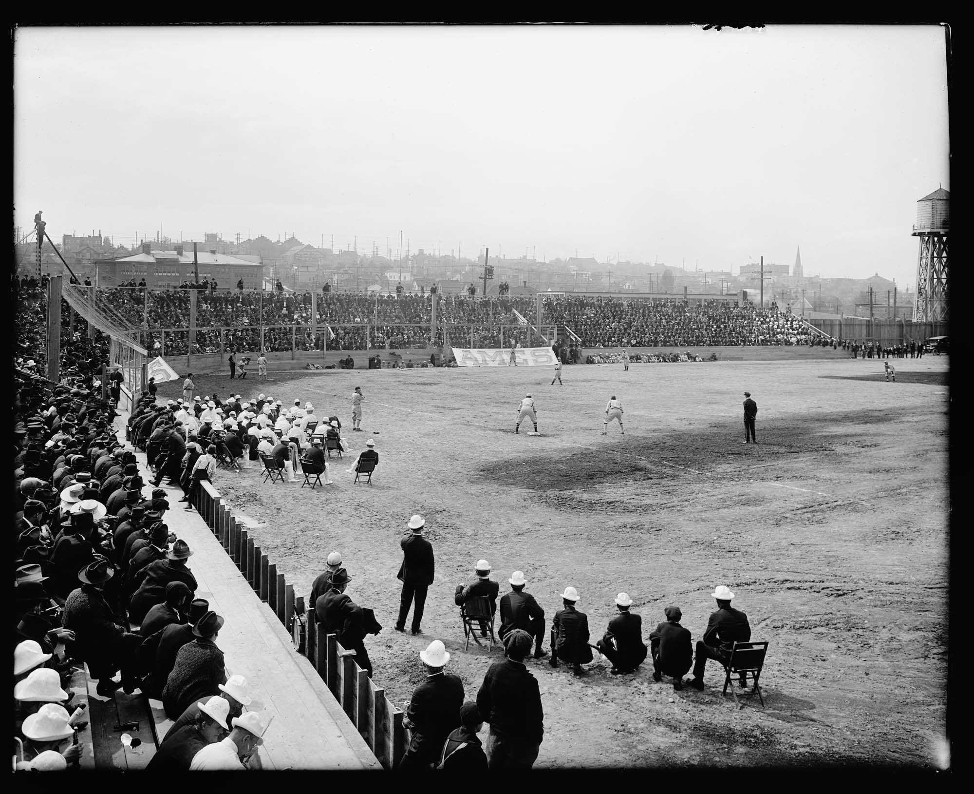 Image of Opening day of the baseball season, April 24, 1917