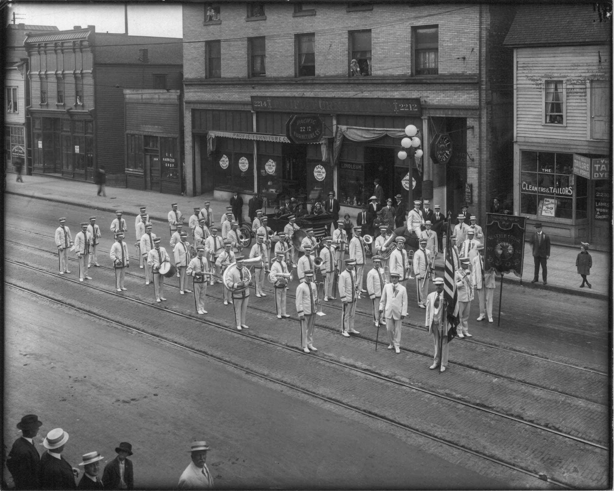 Image of Elks Club Band, Seattle, 1917
