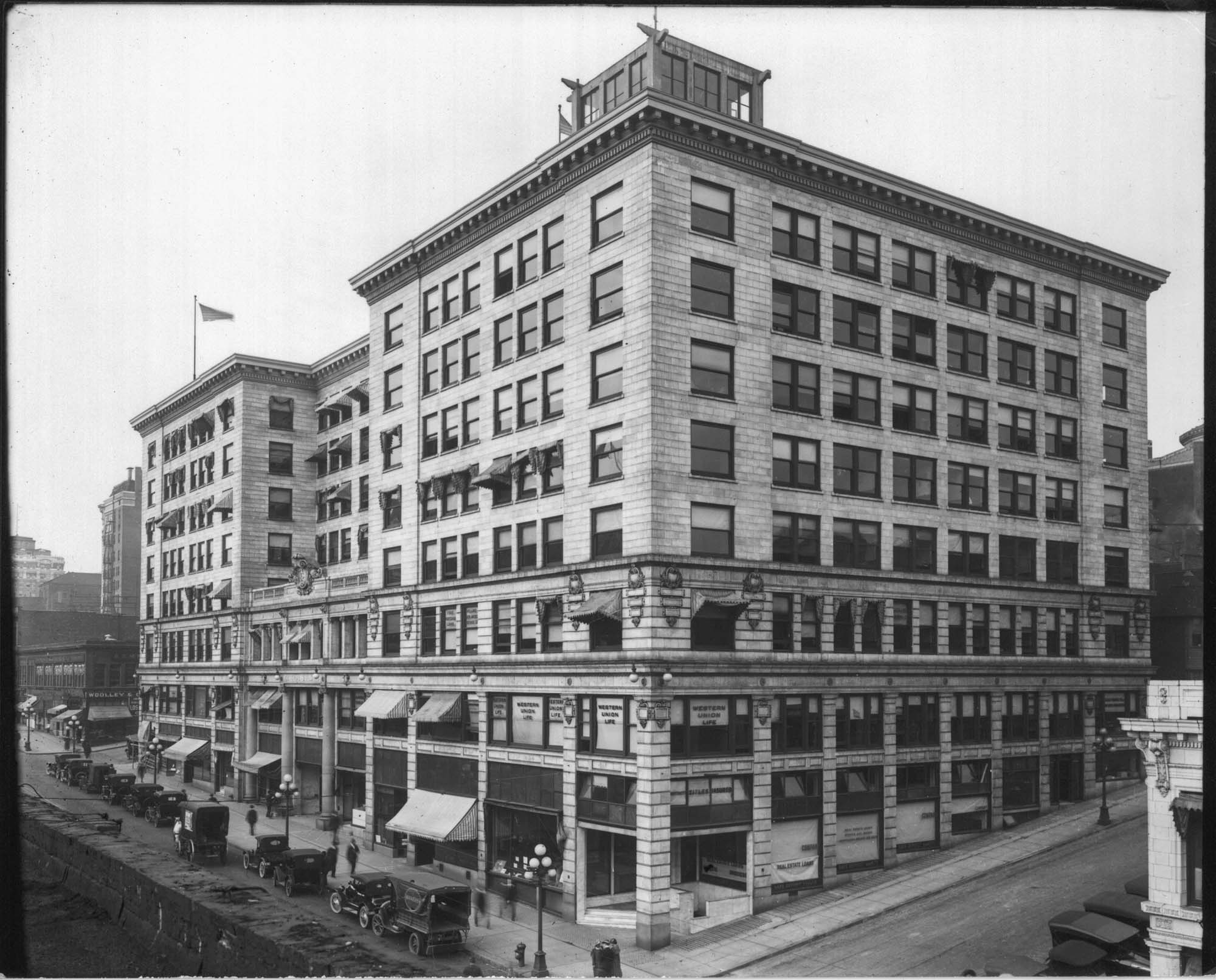 Image of Central Building, Seattle, circa 1917