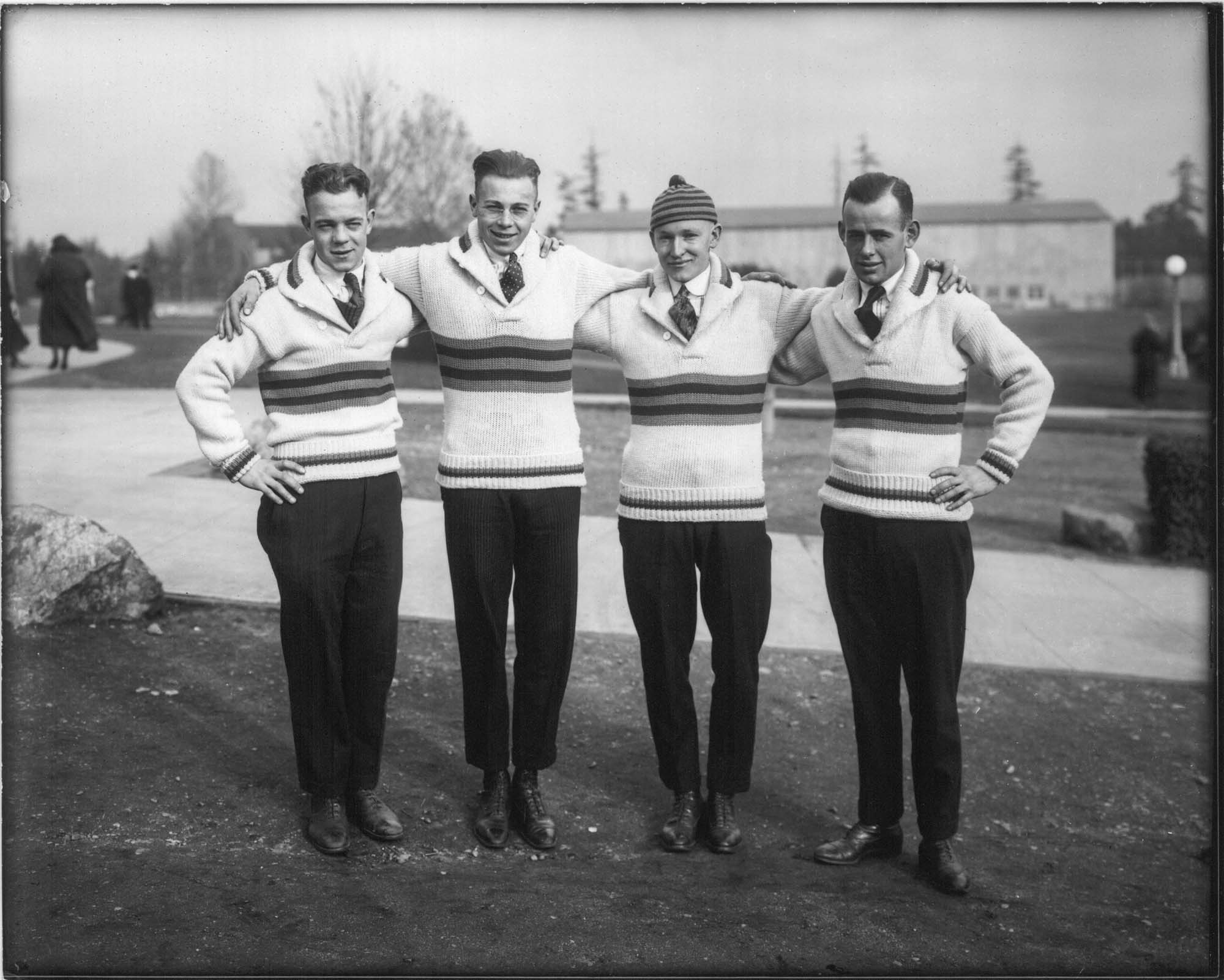 Image of University of Washington students, Seattle, circa 1918