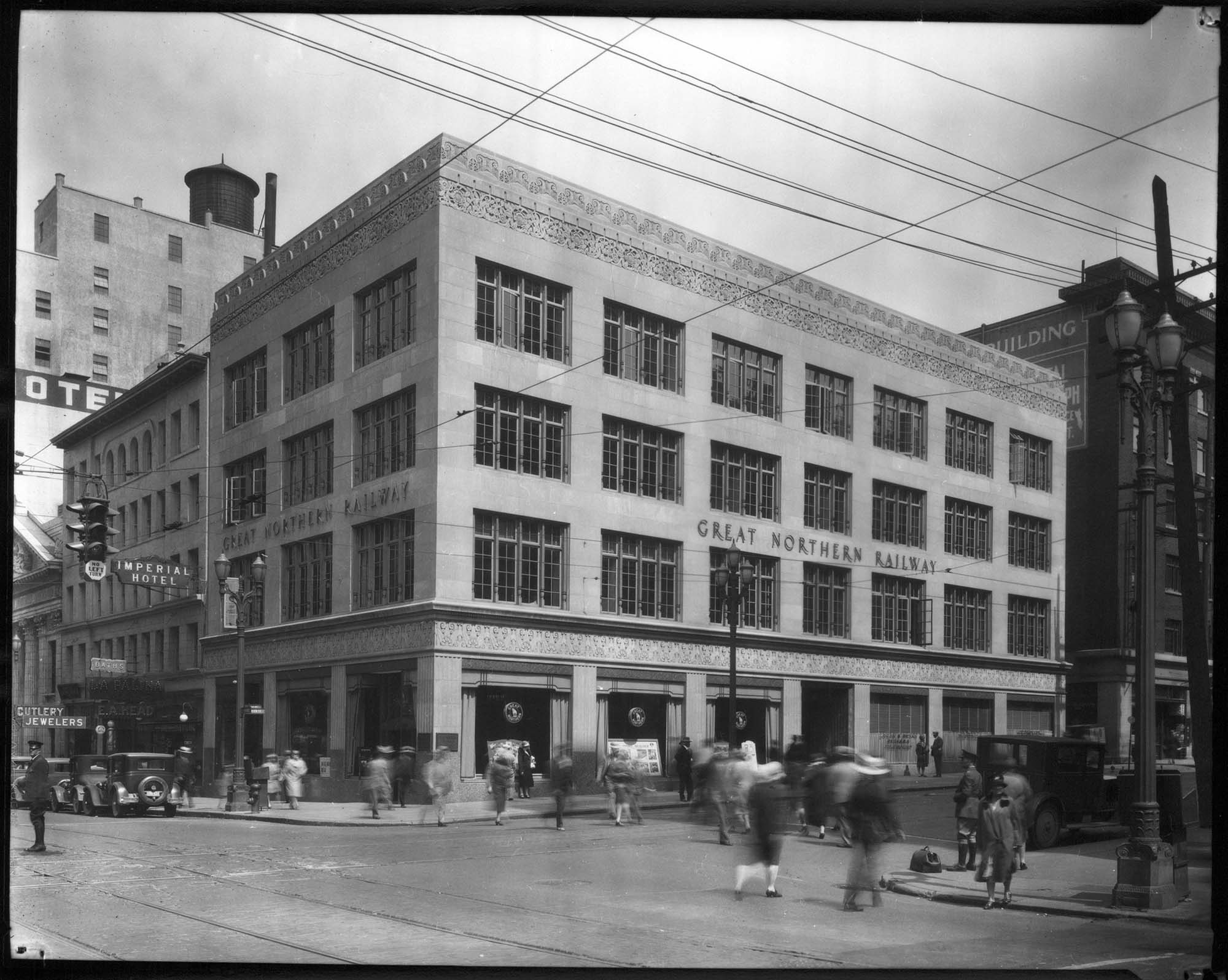 Image of Great Northern Railway Building, Seattle, circa 1929