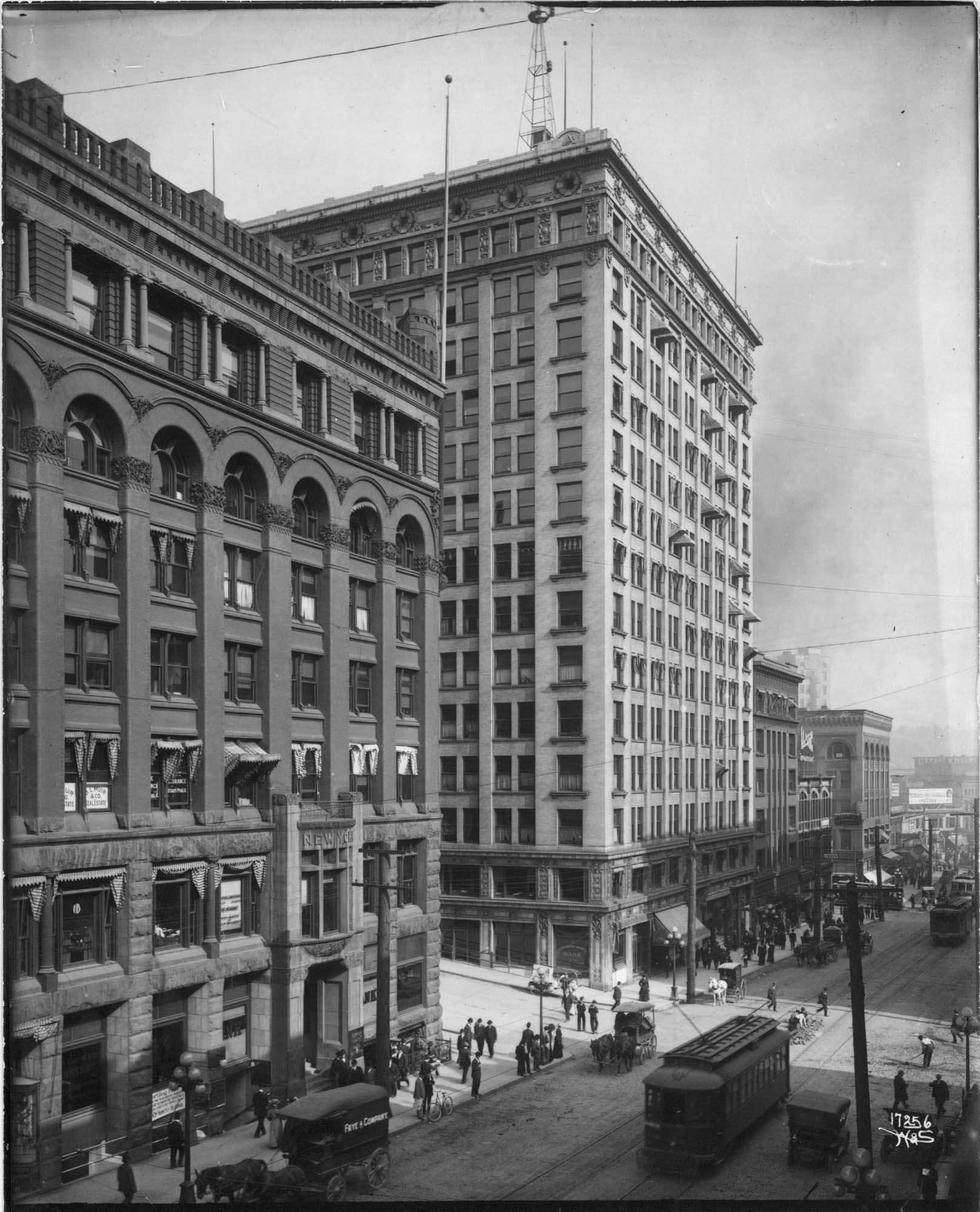 Image of New York Block and Alaska Building, Seattle, circa 1910