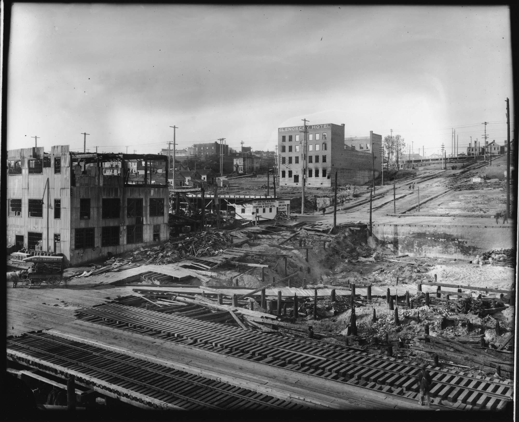 Image of Damage from Belltown fire, Seattle, June 11, 1910