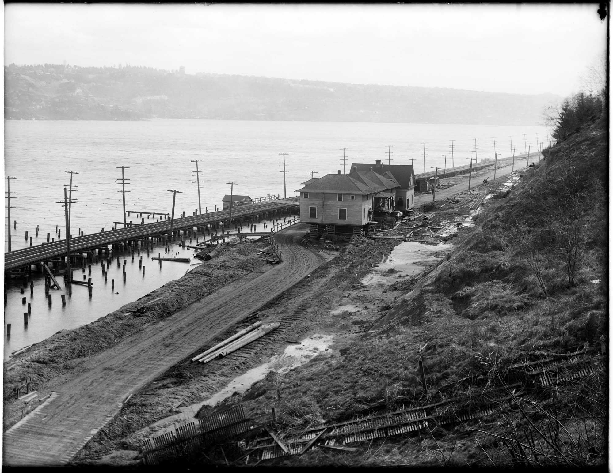 Image of Westlake Avenue, Seattle, circa 1911