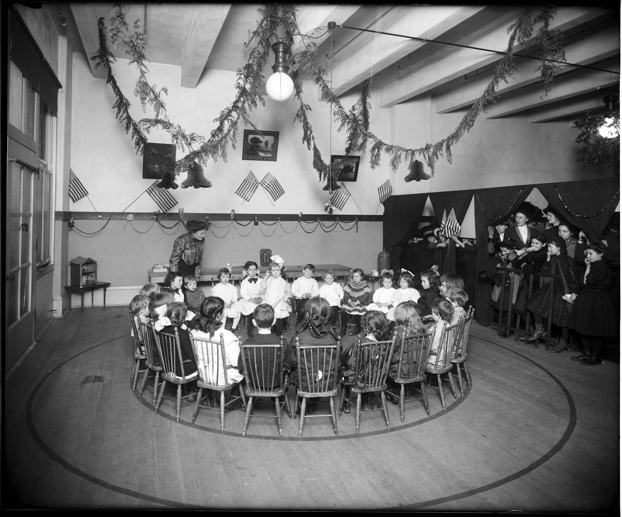 Image of Bon Marche children's room, circa 1914