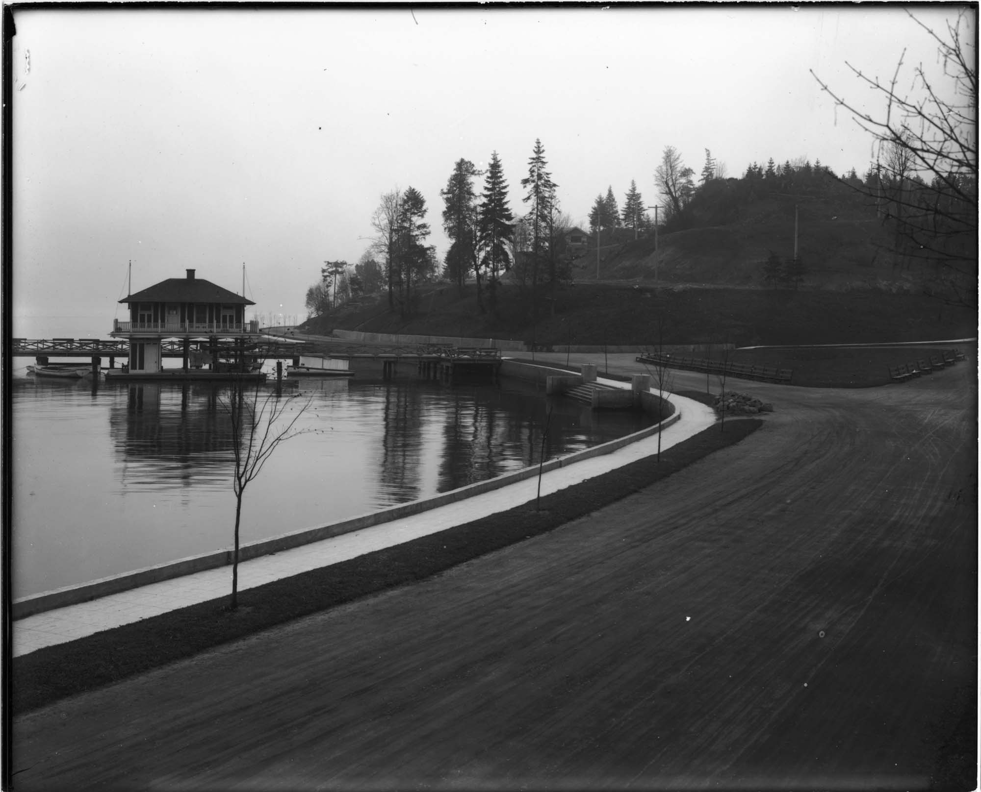 Image of Mount Baker boathouse, Seattle, circa 1912