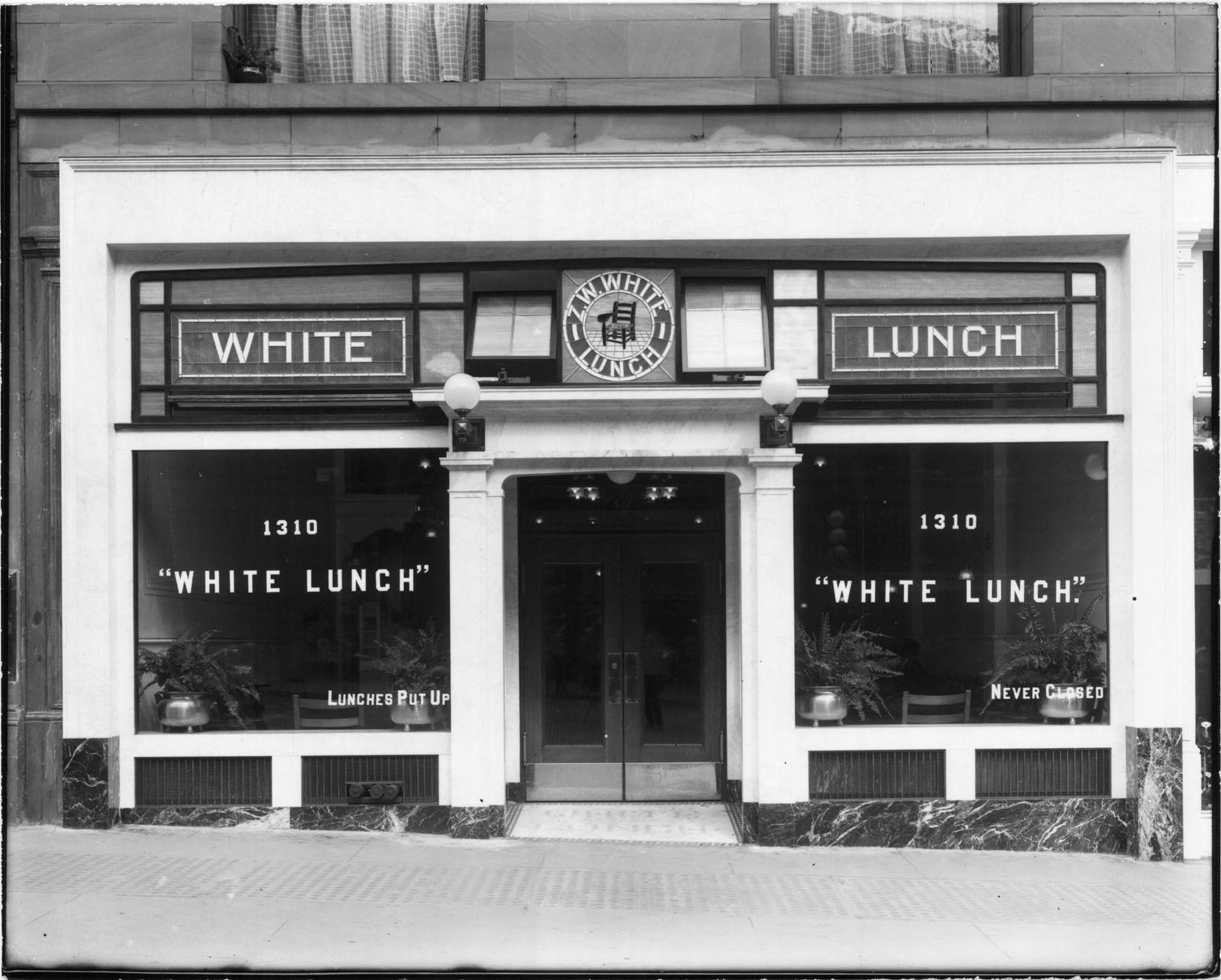 Image of Z.W. White Lunch, Seattle, circa 1915
