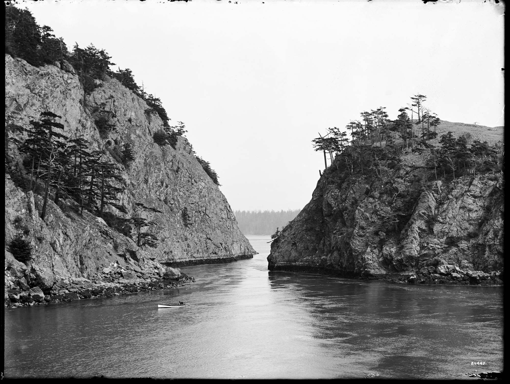 Image of Canoe Pass at Deception Pass, circa 1912