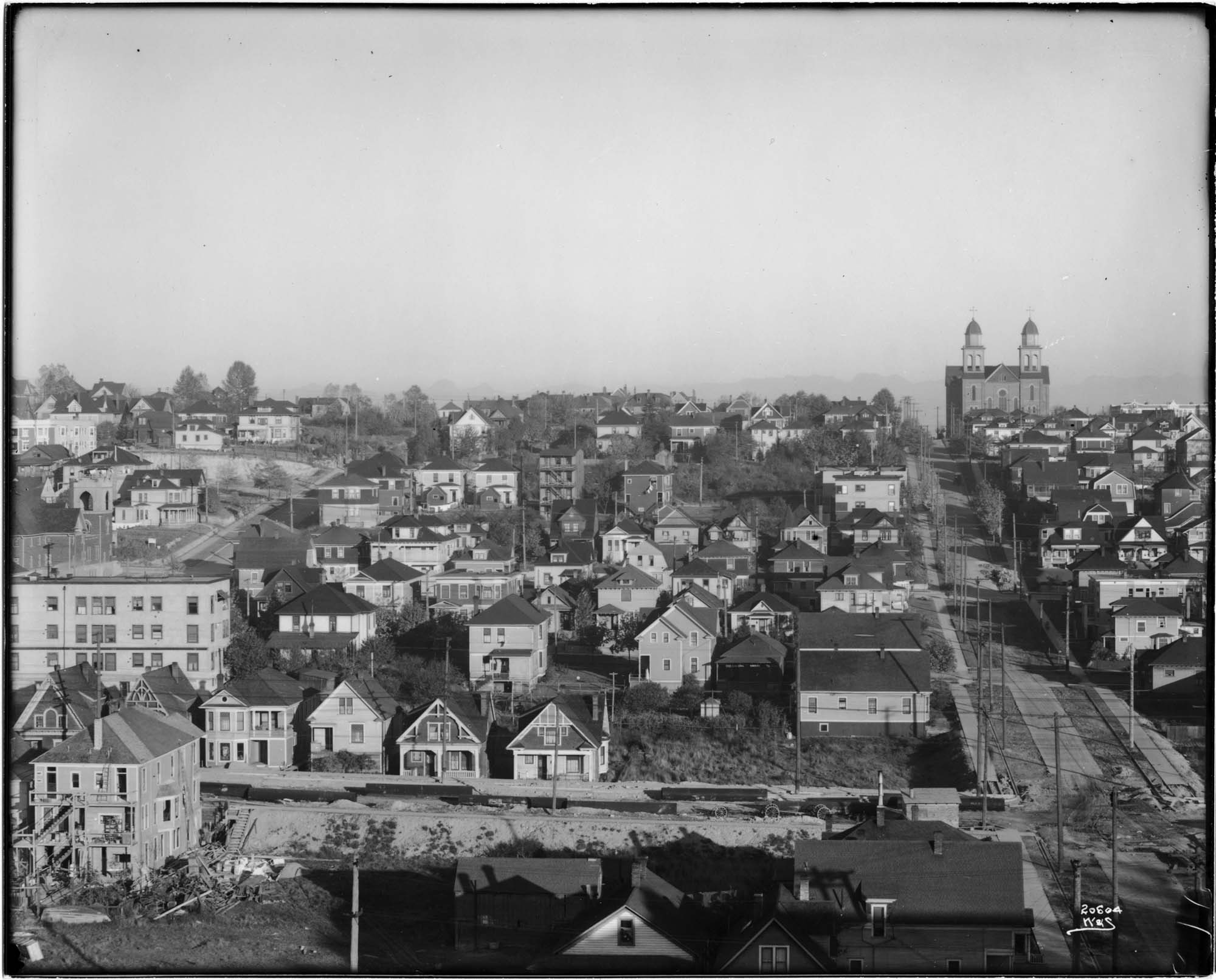 Image of First Hill neighborhood, Seattle, circa 1912