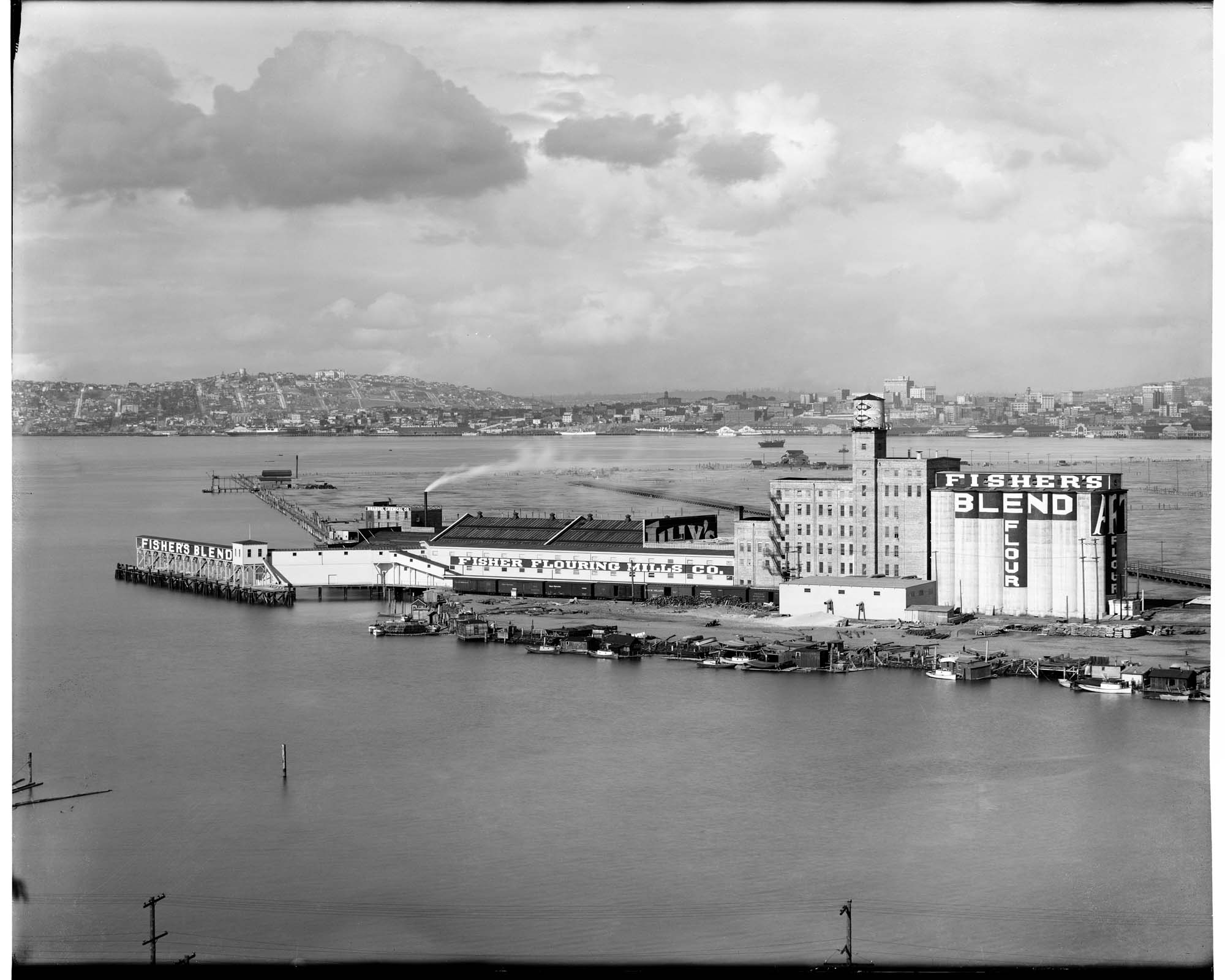 Image of Fisher Flouring Mills Co., Seattle, circa 1913