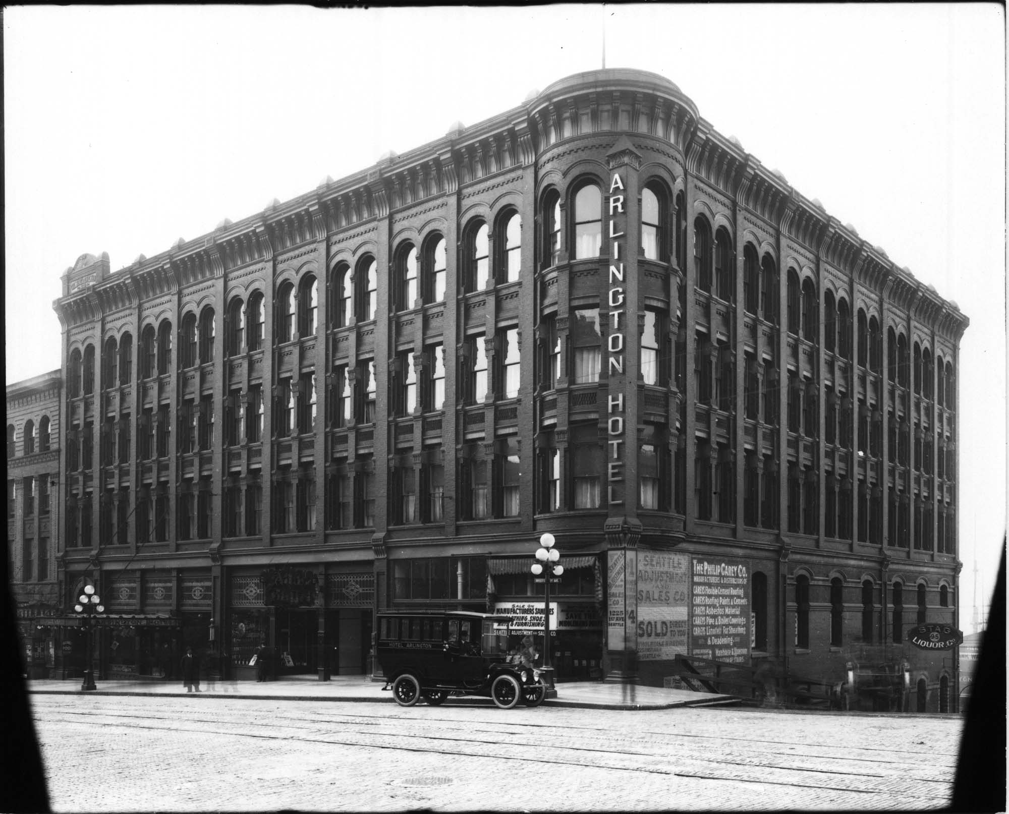 Image of Arlington Hotel, Seattle, circa 1913