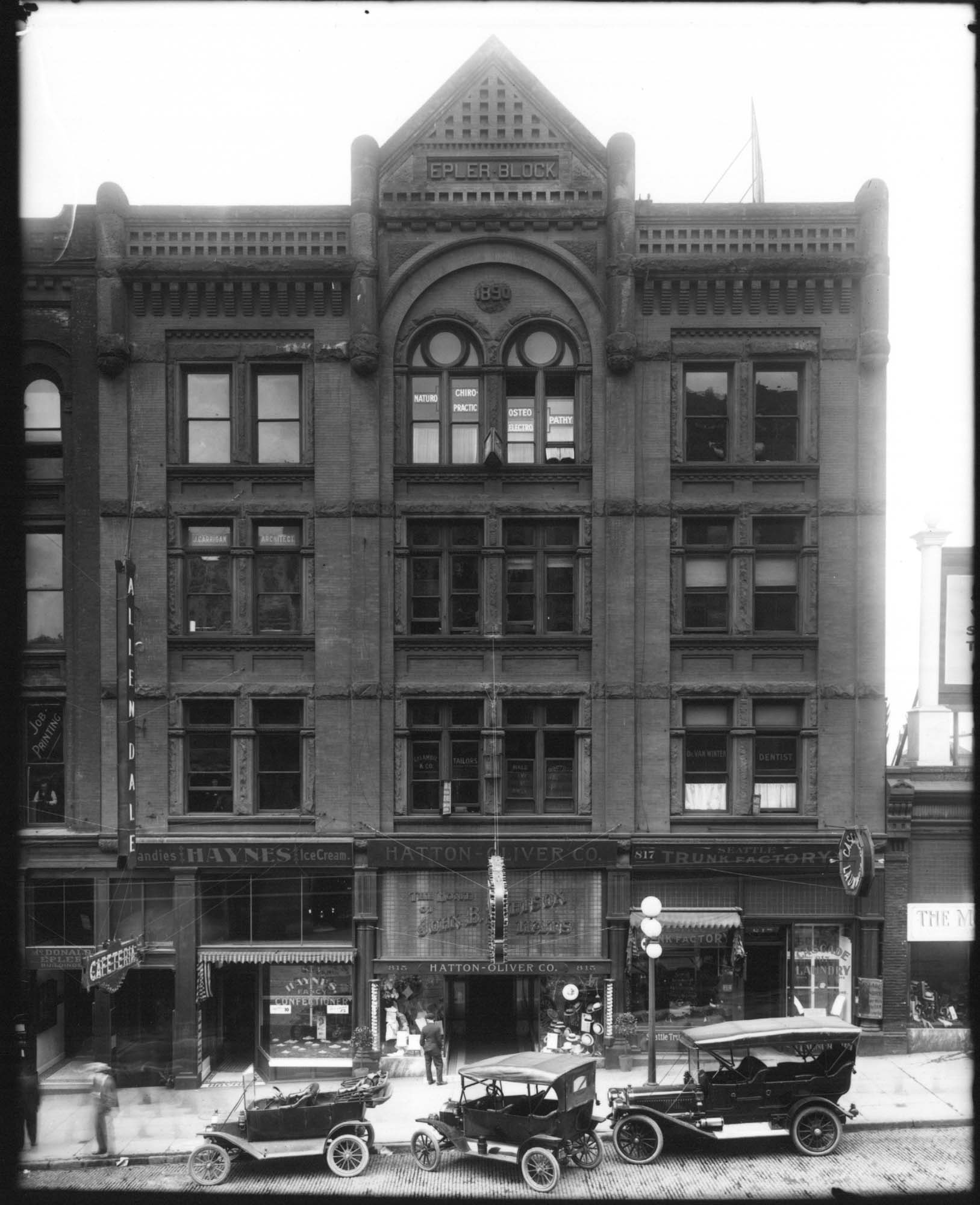 Image of Epler Building, Seattle, circa 1914