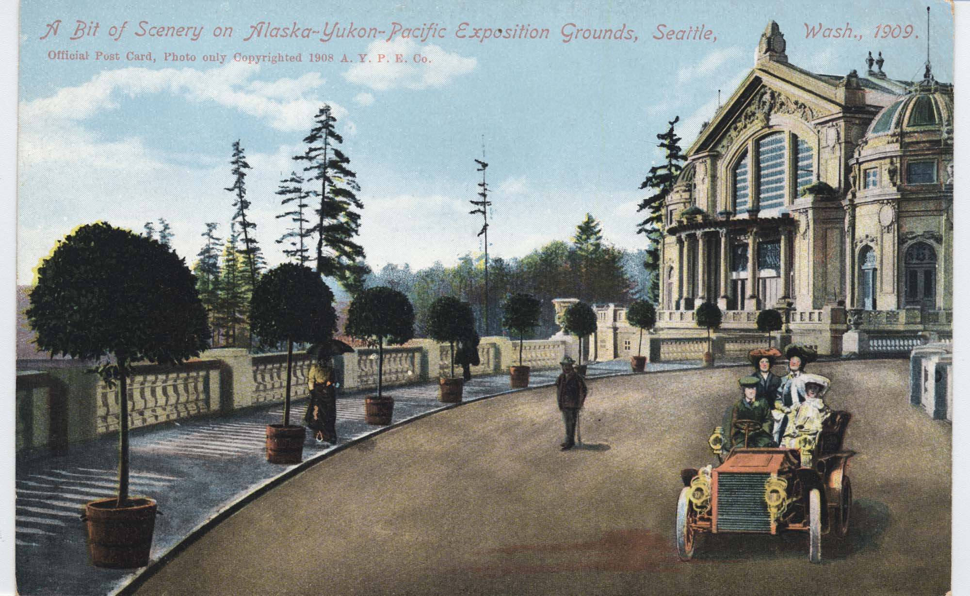 Image of Alaska-Yukon-Pacific Exposition grounds, Seattle, 1908