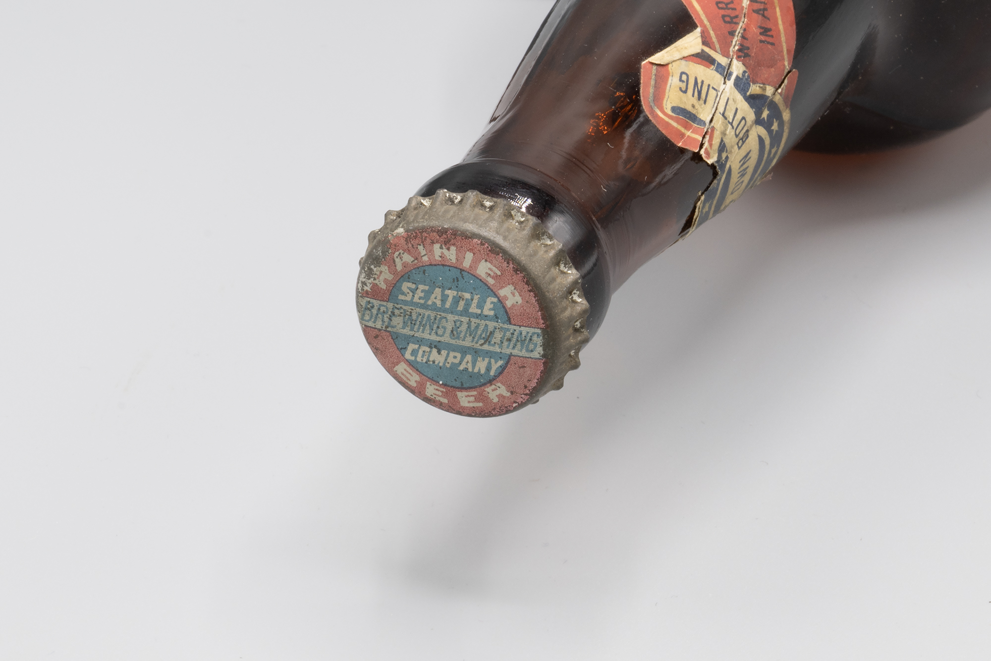 Image of Rainier Beer bottle, ca. 1900