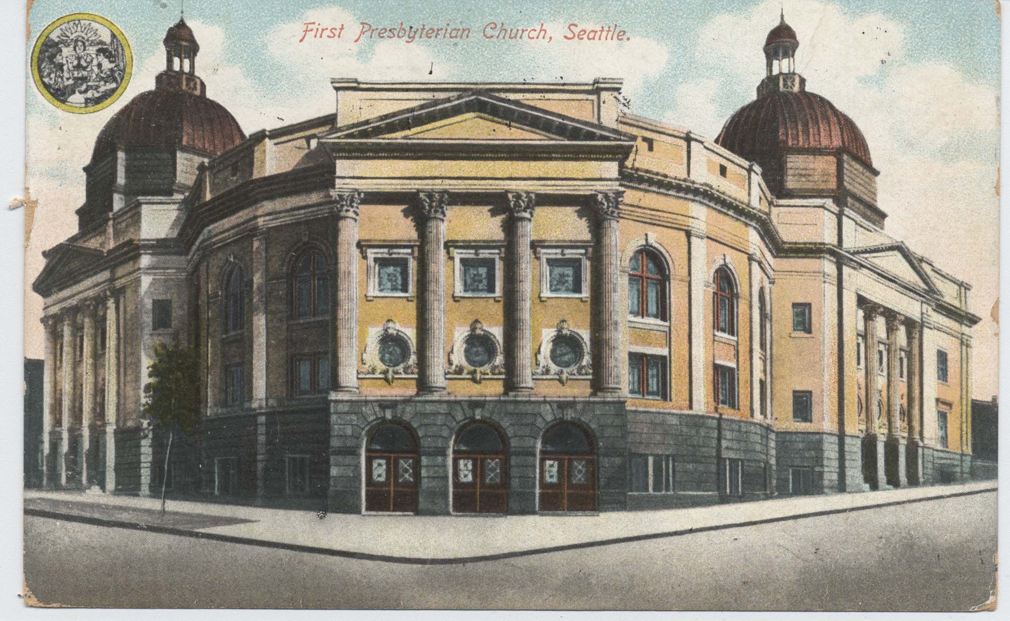 Image of First Presbyterian Church, Seattle, circa 1909