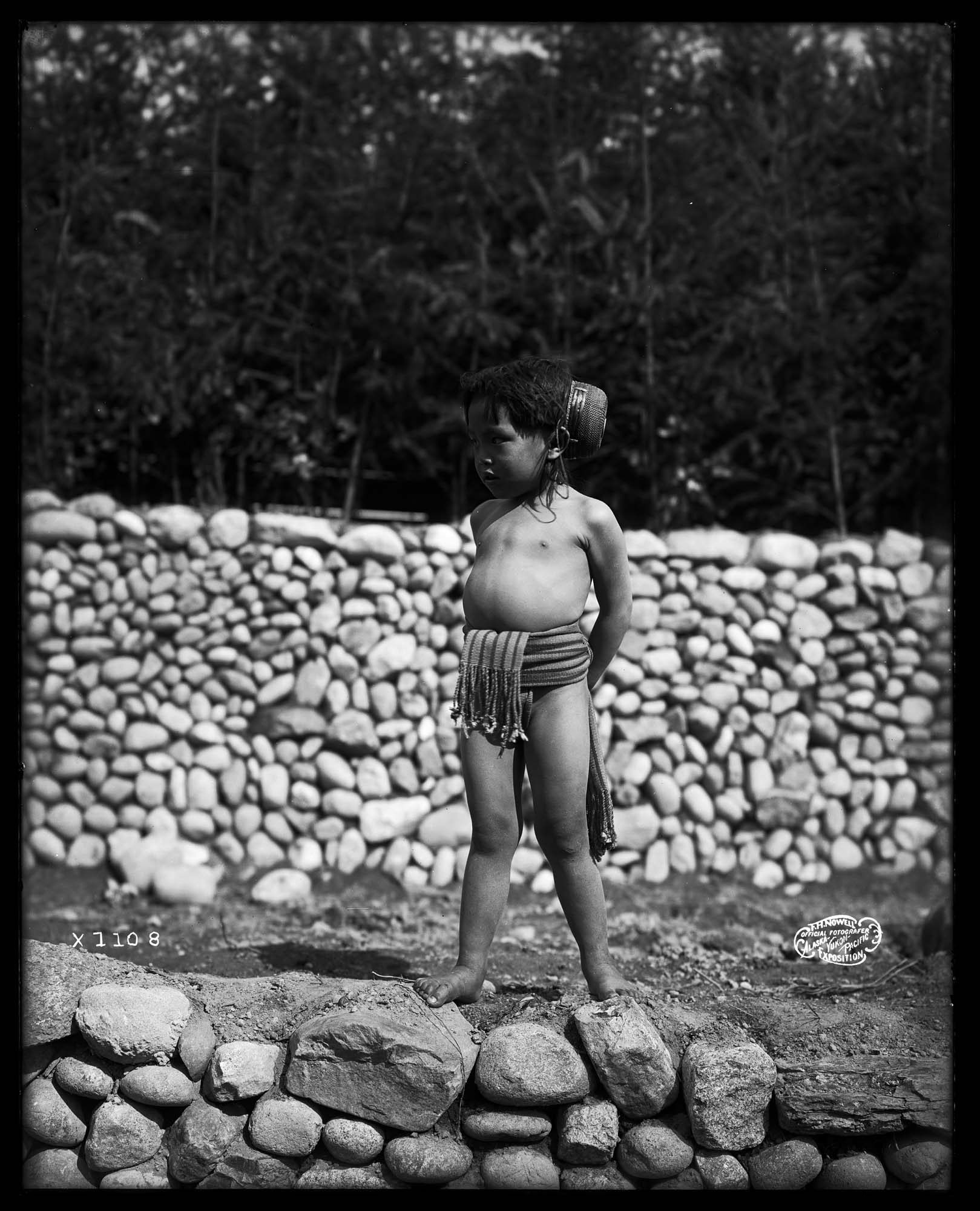 Image of Igorot child at Alaska-Yukon-Pacific Exposition, Seattle, 1909