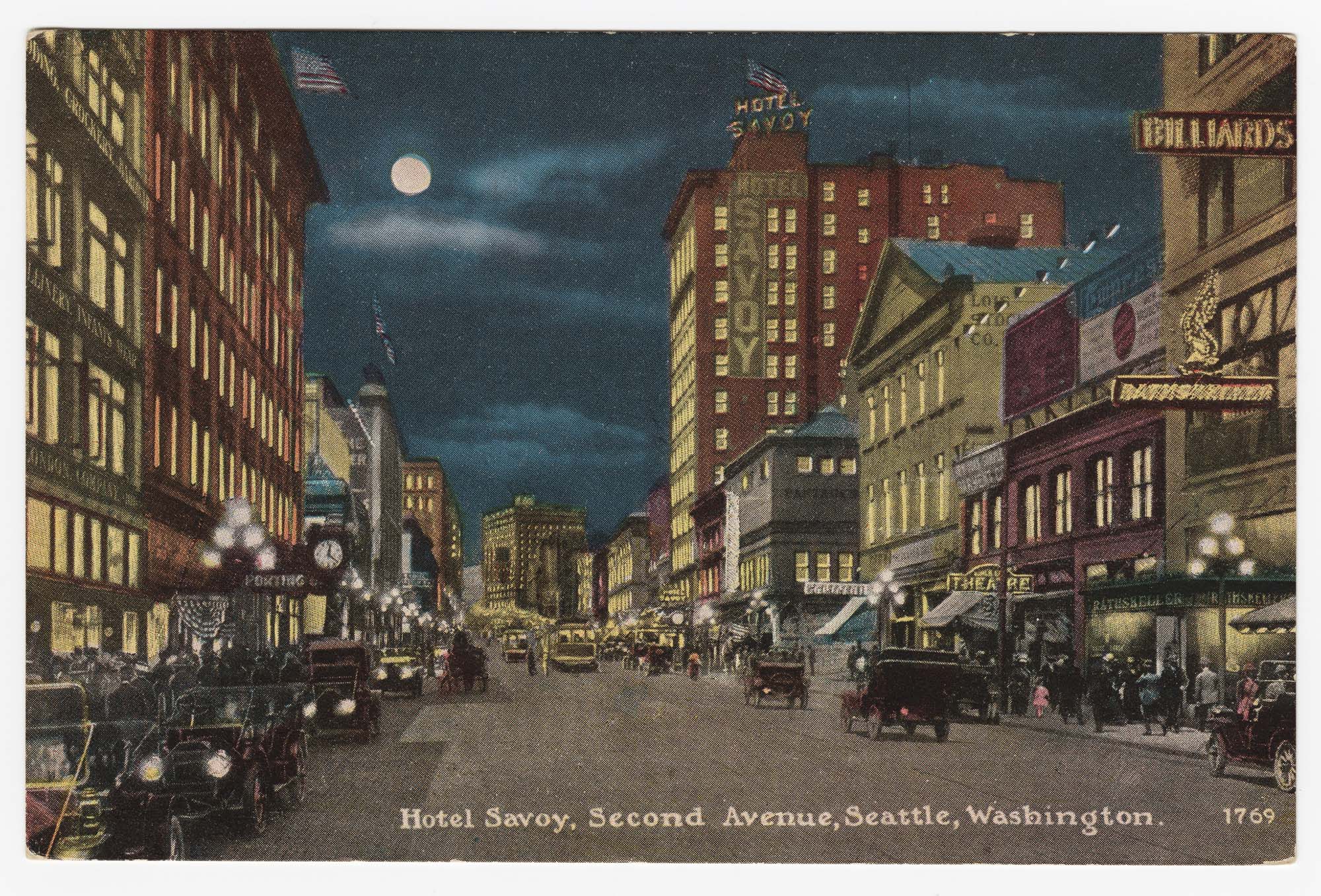Image of Second Avenue, Seattle, crica 1925