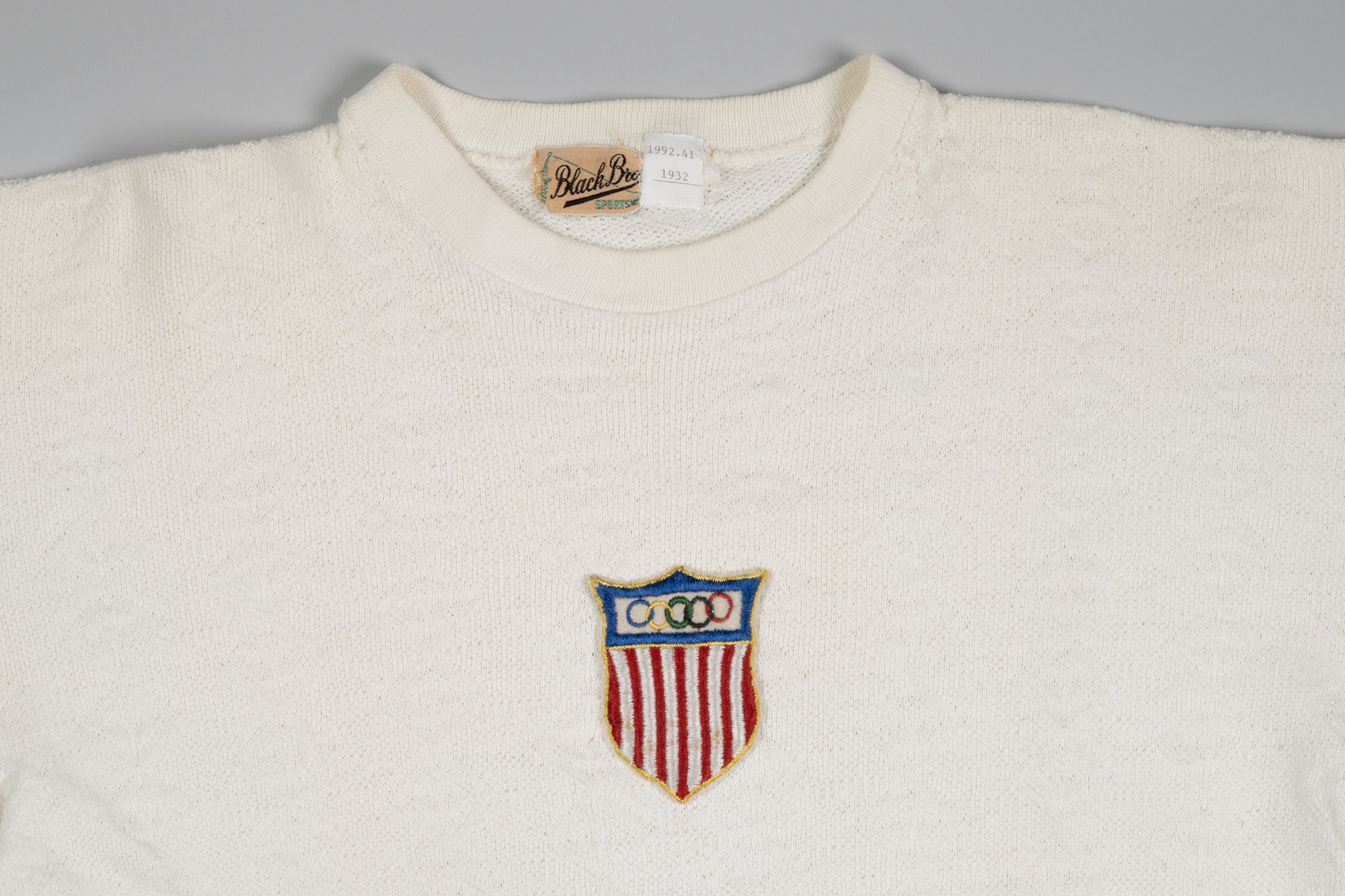 Image of Olympic Games shirt worn by Helene Madison, 1932