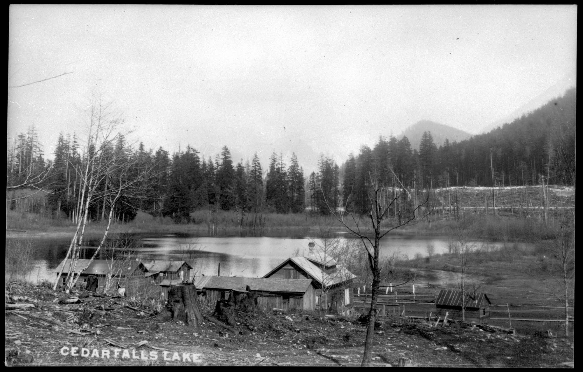 Image of Cedar Falls Lake, circa 1915