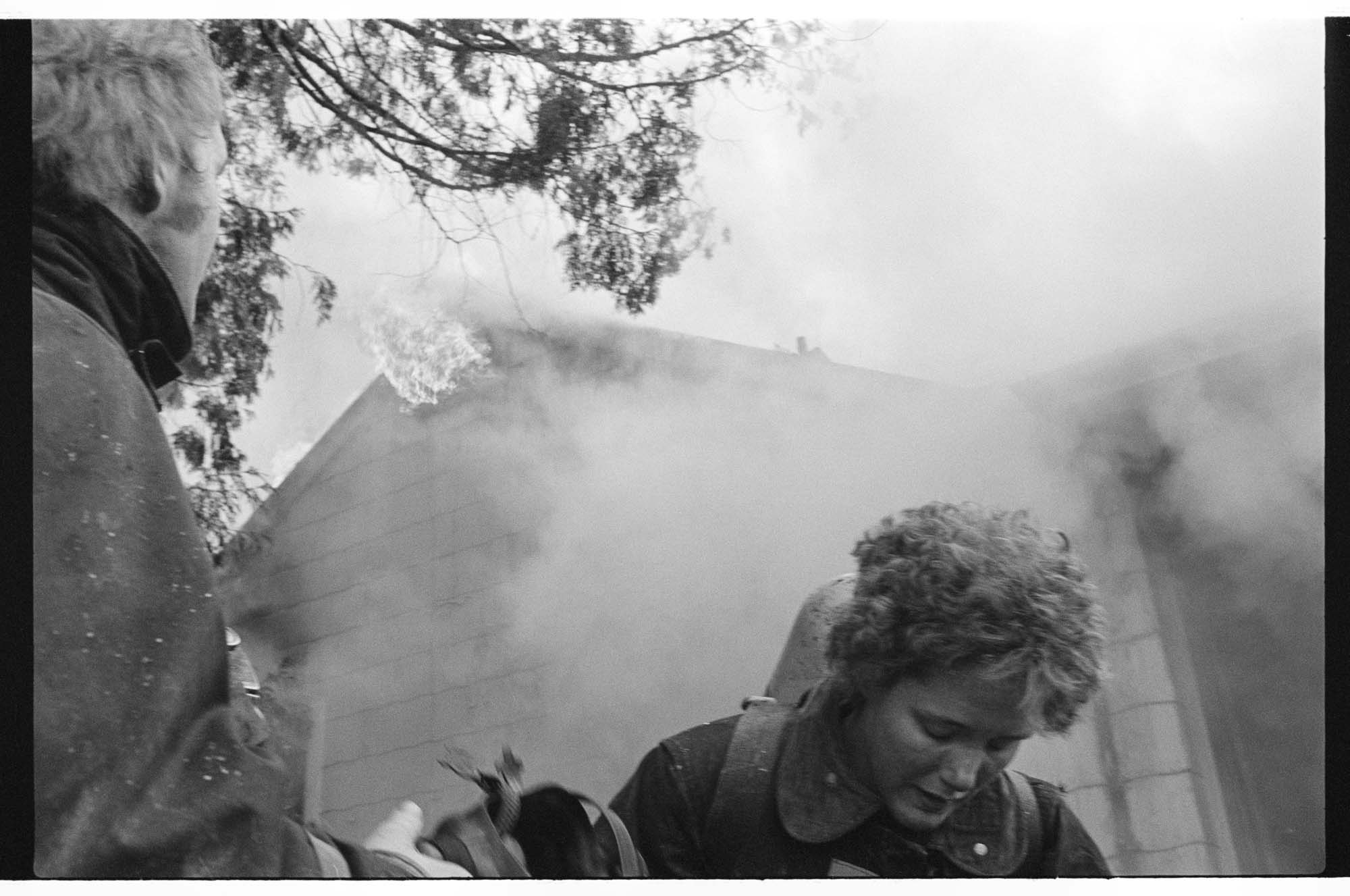 Image of Jeanette Woldseth, first female career firefighter in Washington State, February 1977