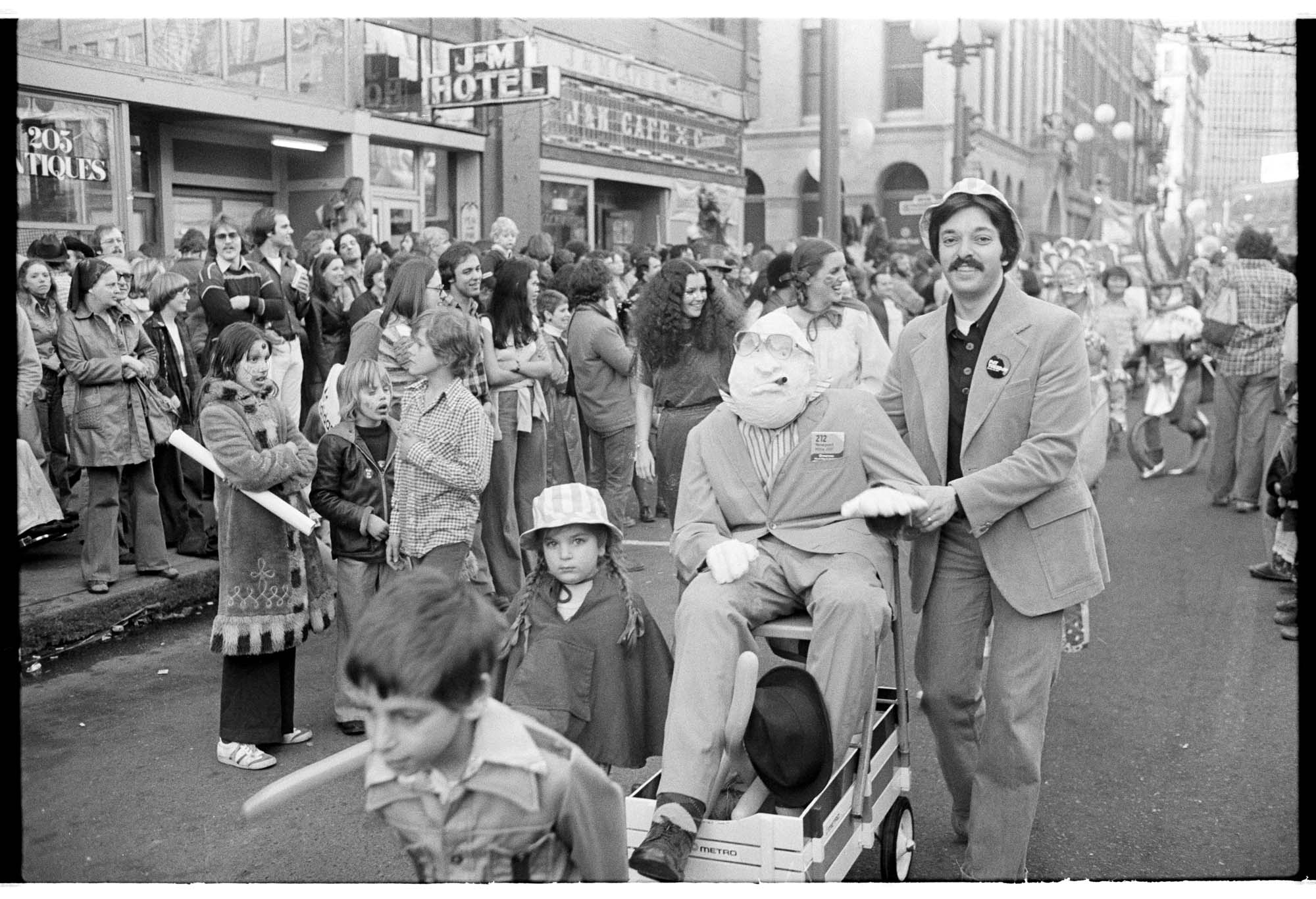 Image of Mardi Gras parade, Seattle, February 19, 1977