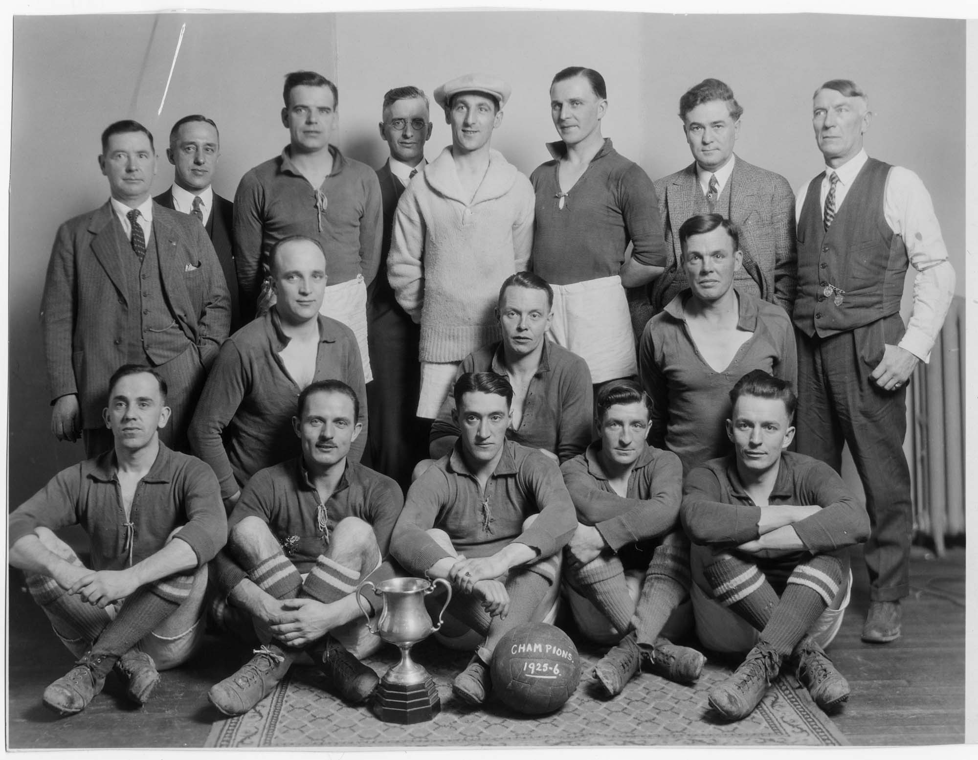 Image of Longview Timber Barons soccer team, January 1926