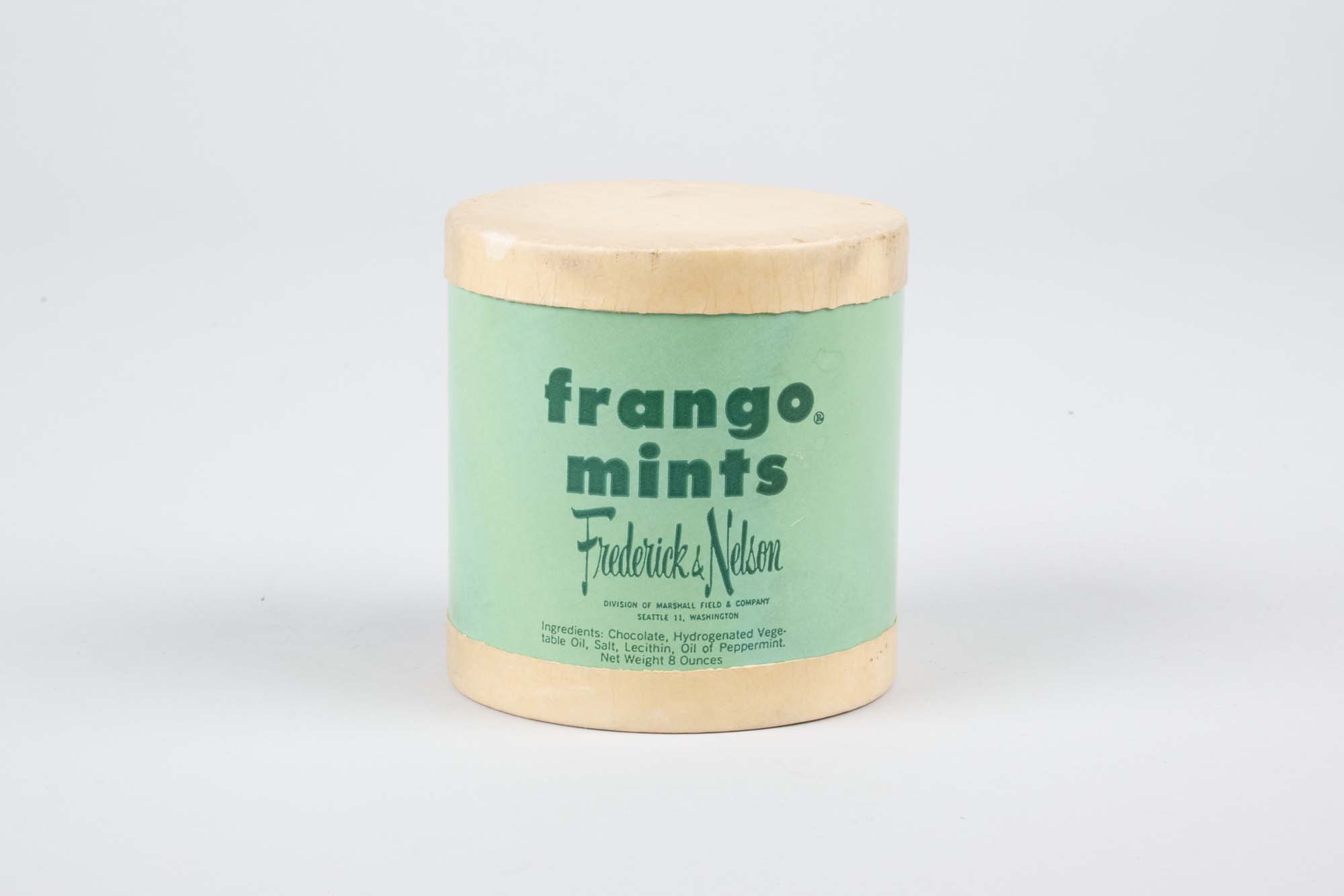 Image of Frango mints food box, ca. 1950s