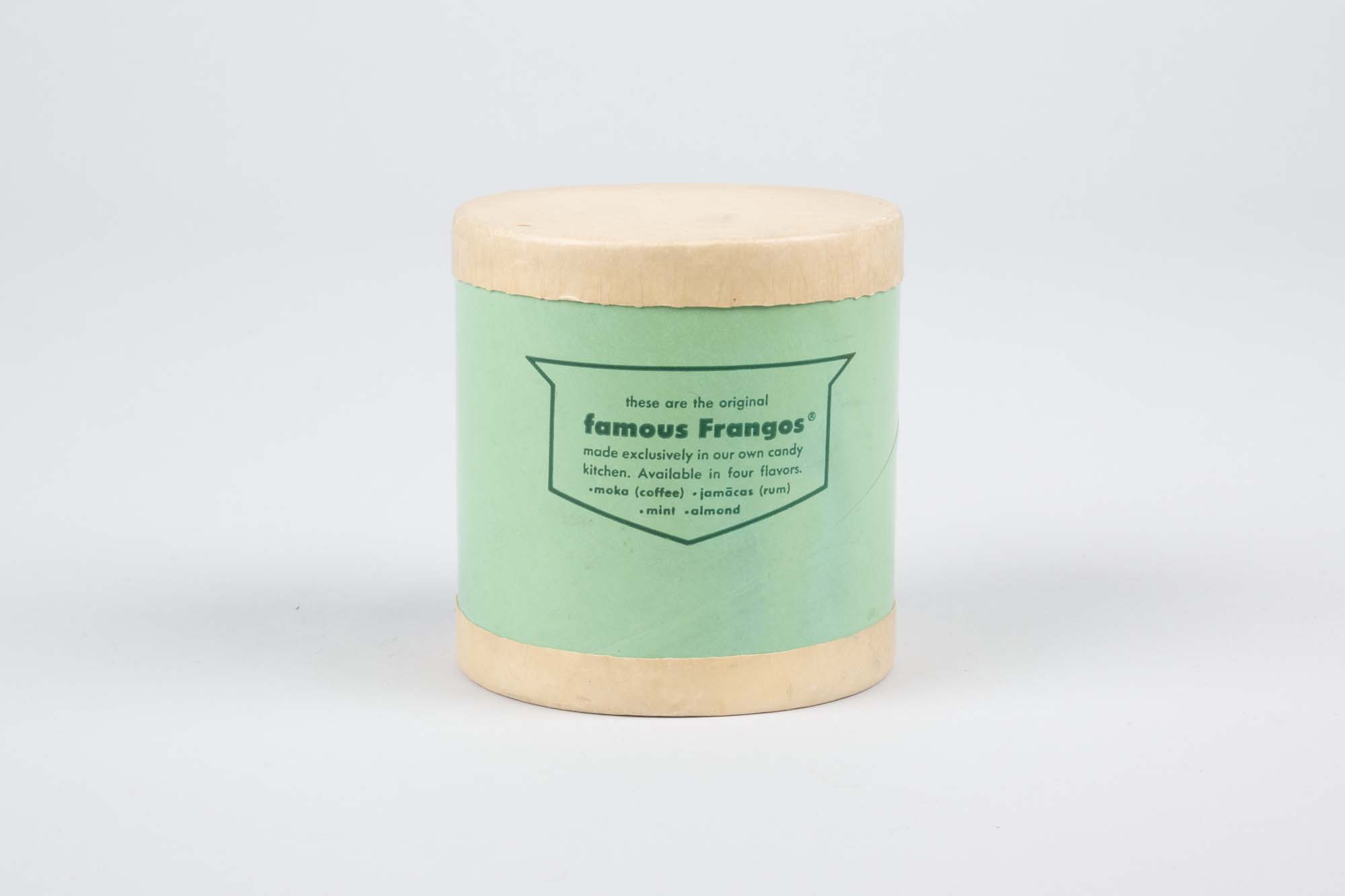 Image of Frango mints food box, ca. 1950s
