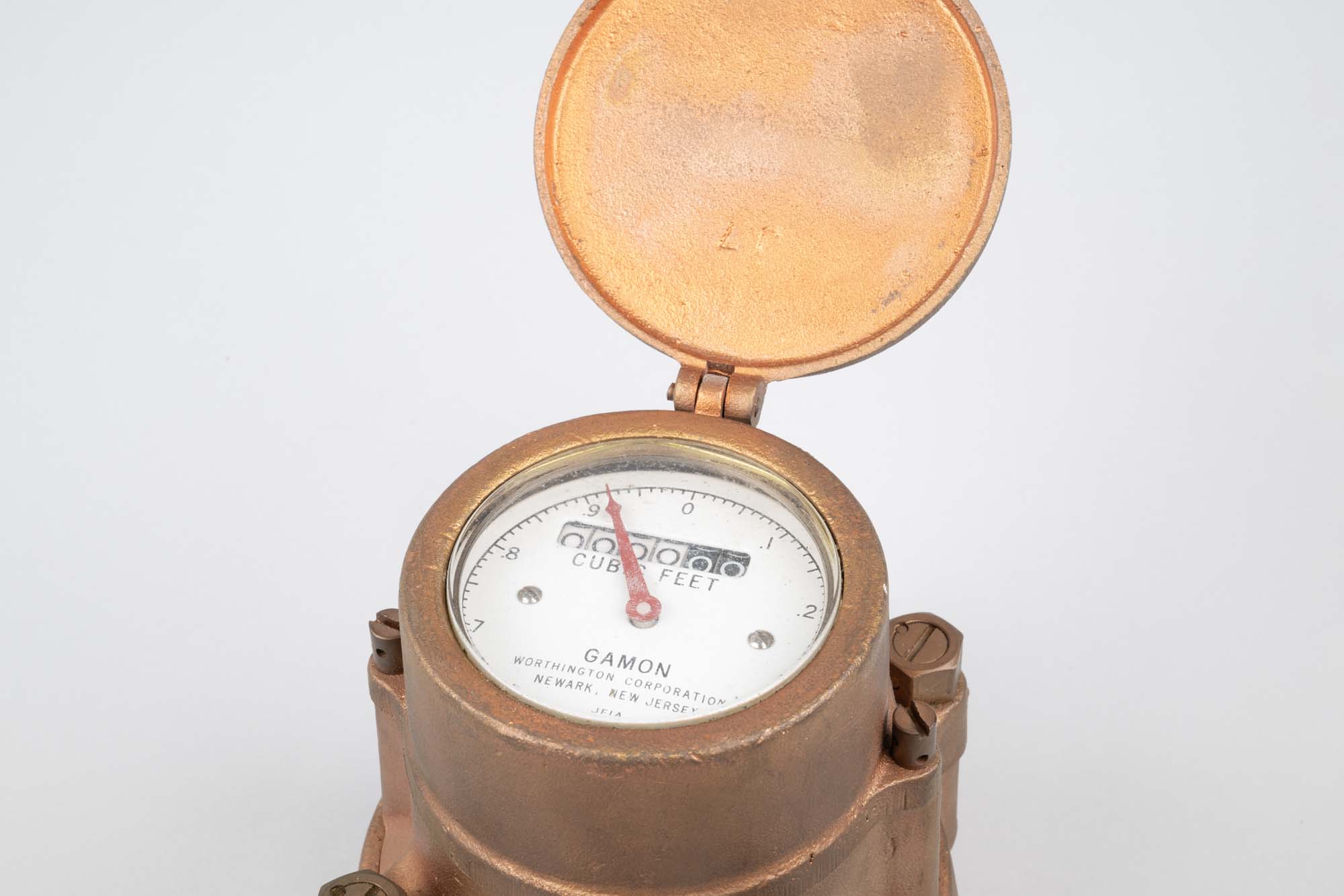 Image of Seattle Water Department Worthington-Gamon water meter, ca. 1940