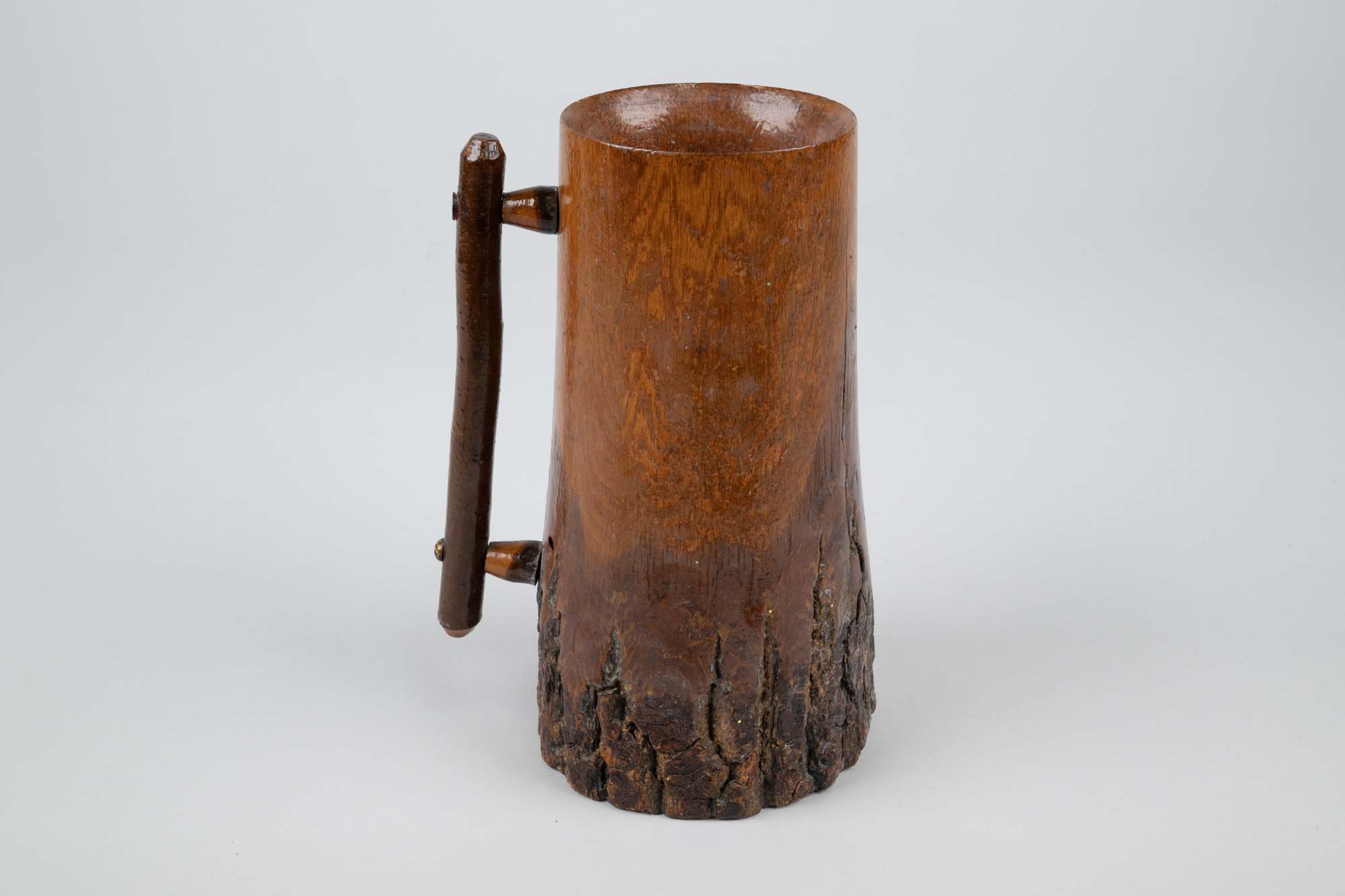 Image of Wooden souvenir mug from the Alaska-Yukon-Pacific Exposition (AYPE), 1909