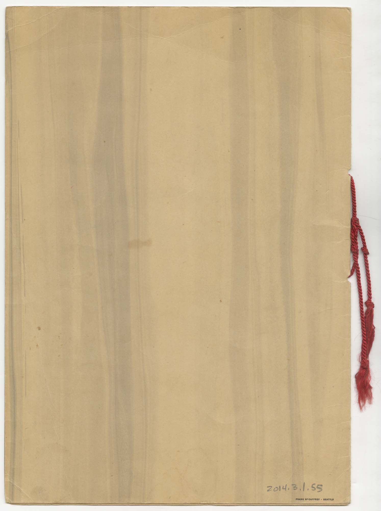 Image of China Pheasant menu, circa 1943