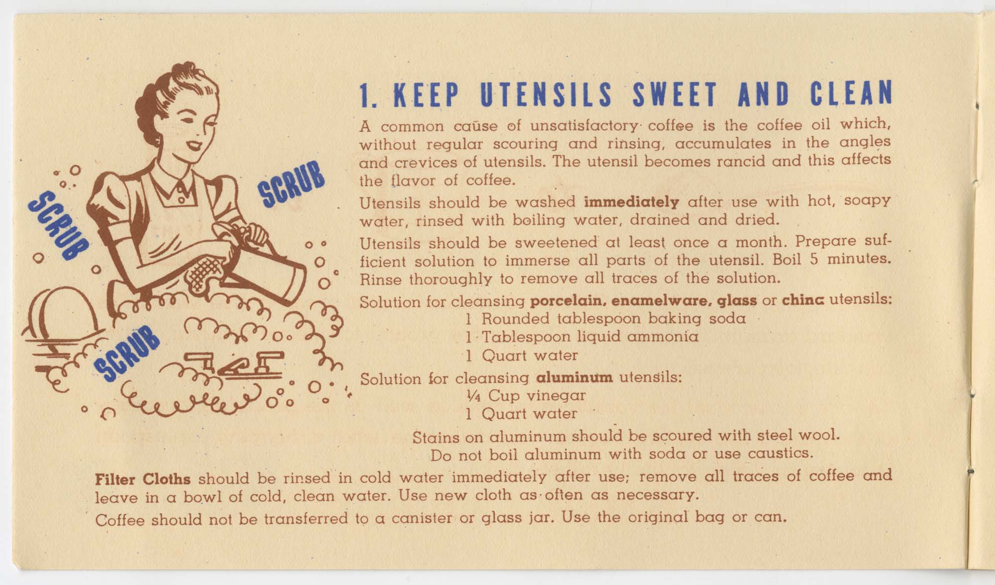 Image of Making Good Coffee Is As Simple As ABC, circa 1940