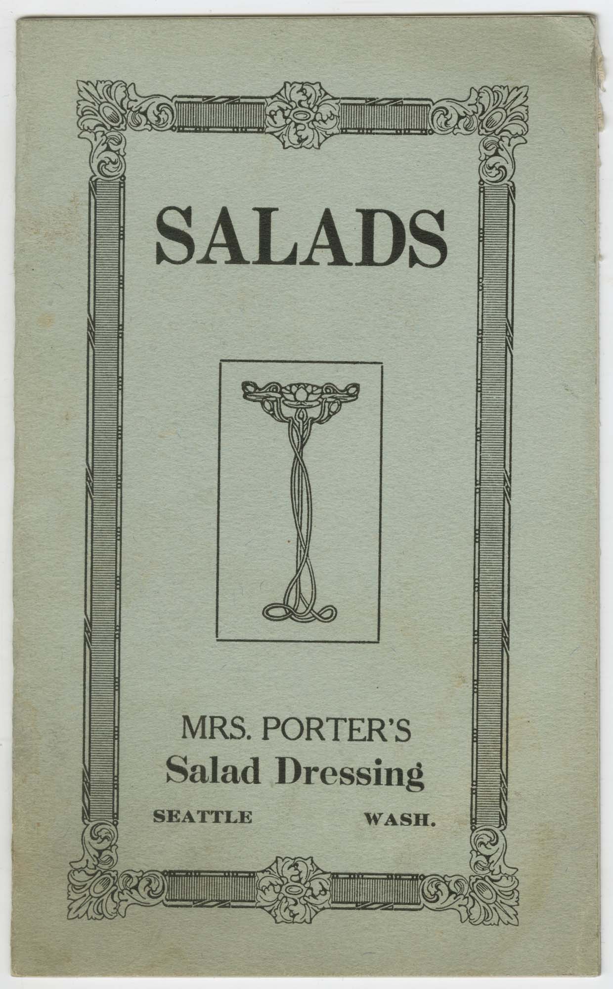 Image of Salads - Mrs. Porter's Salad Dressing, circa 1915