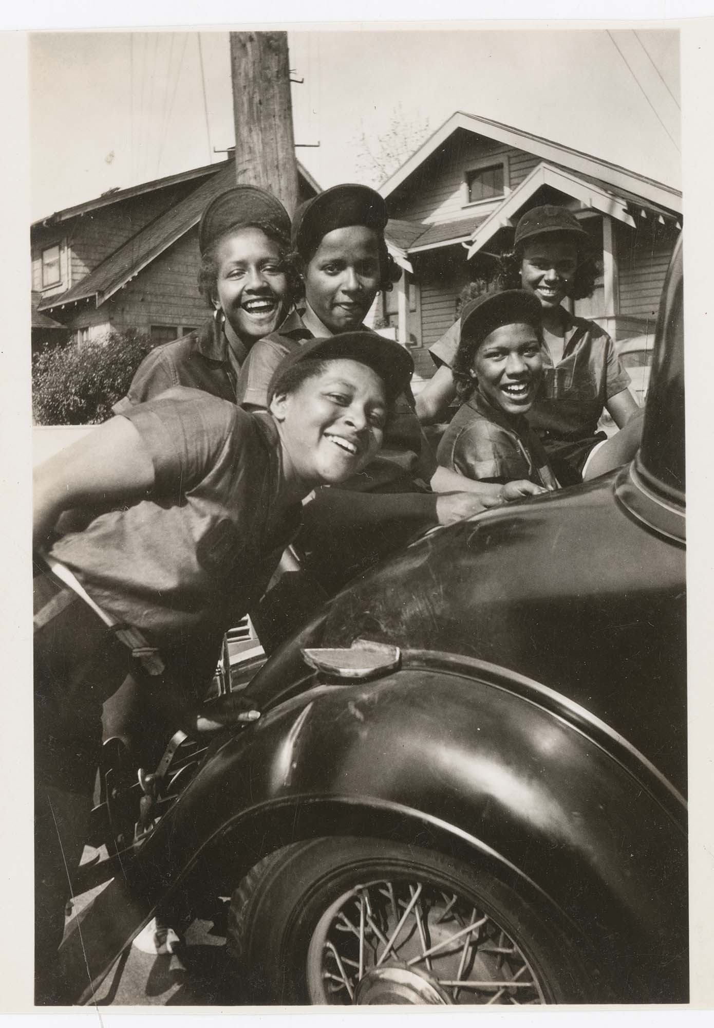 Image of Owls Club women's softball team players, Seattle, circa 1938