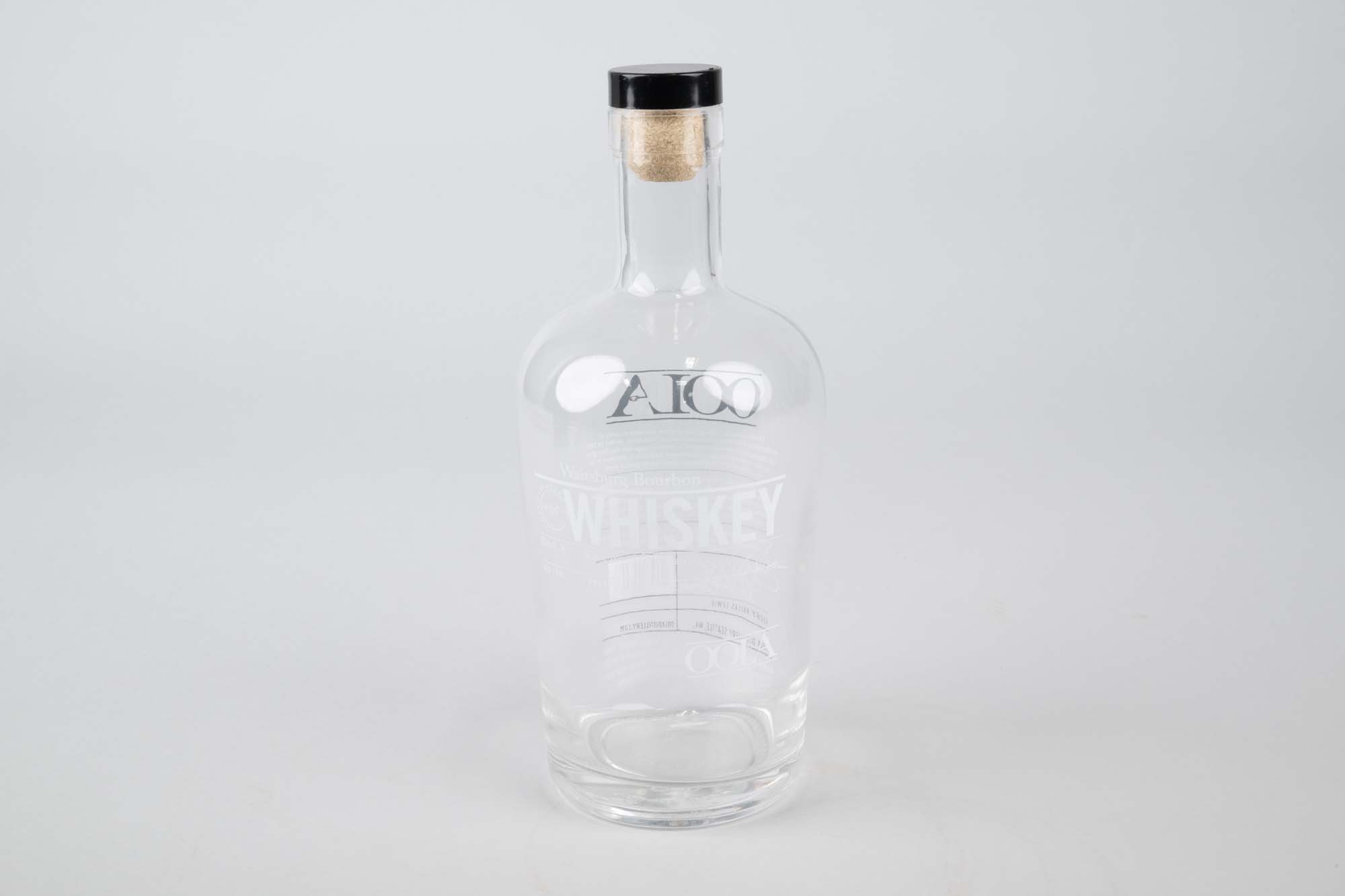 Image of Waitsburg Bourbon Whiskey bottle from Oola Distillery in Seattle, 2014